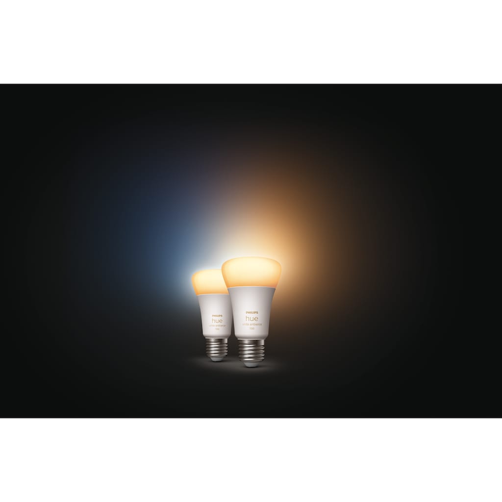 Philips Hue Smarte LED-Leuchte »White Ambiance E27 Doppelpack 2x1100«