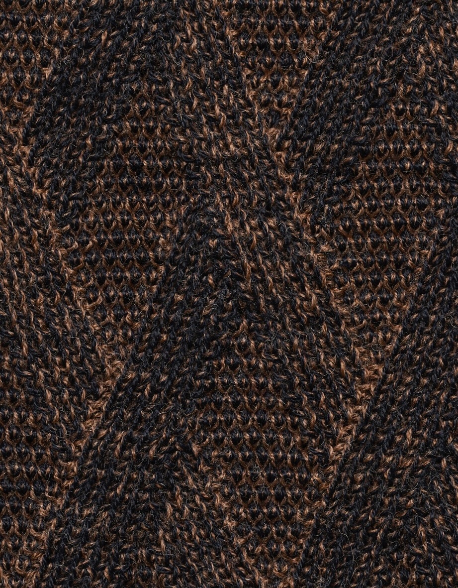 bugatti Strickpullover, mit 2-farbigem Rautenmuster
