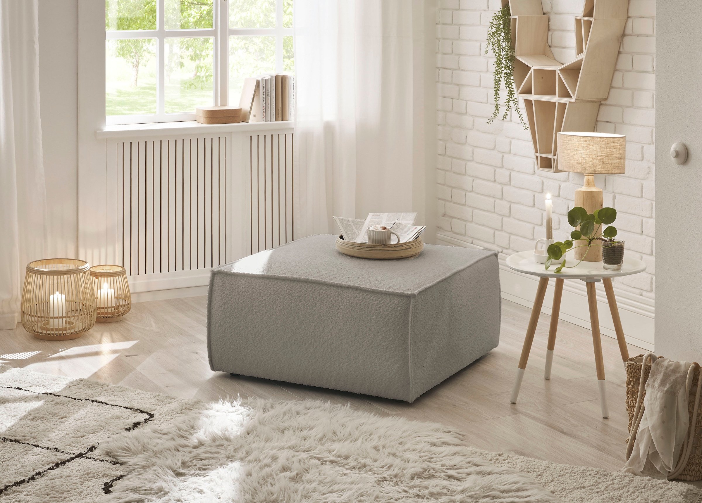 andas Hocker »Finnley«, quadratisch, passt z. Loveseat Finnley