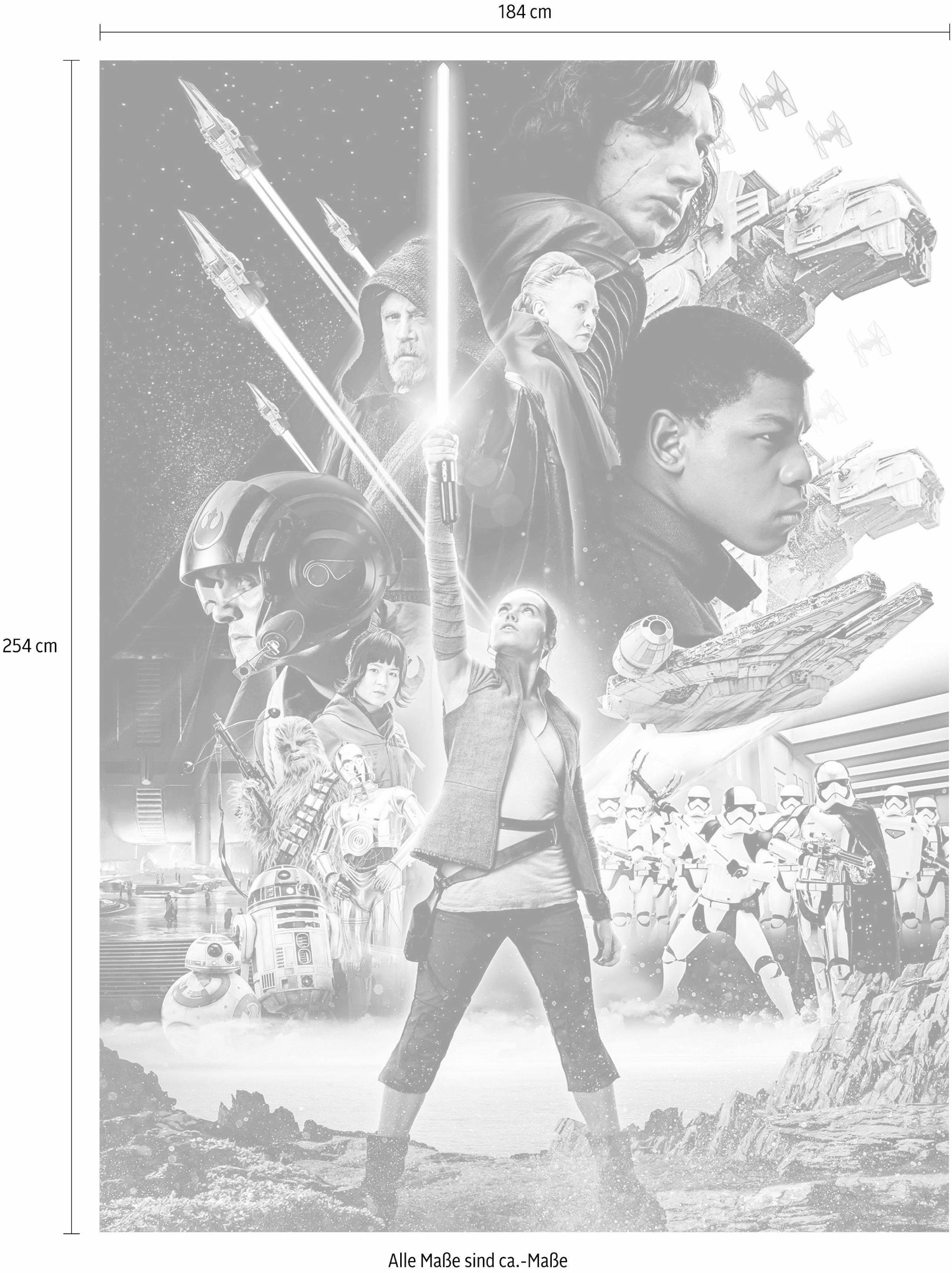 Komar Fototapete »STAR WARS Balance - Größe 184 x 254 cm« bedruckt glatt Kinderzimmer