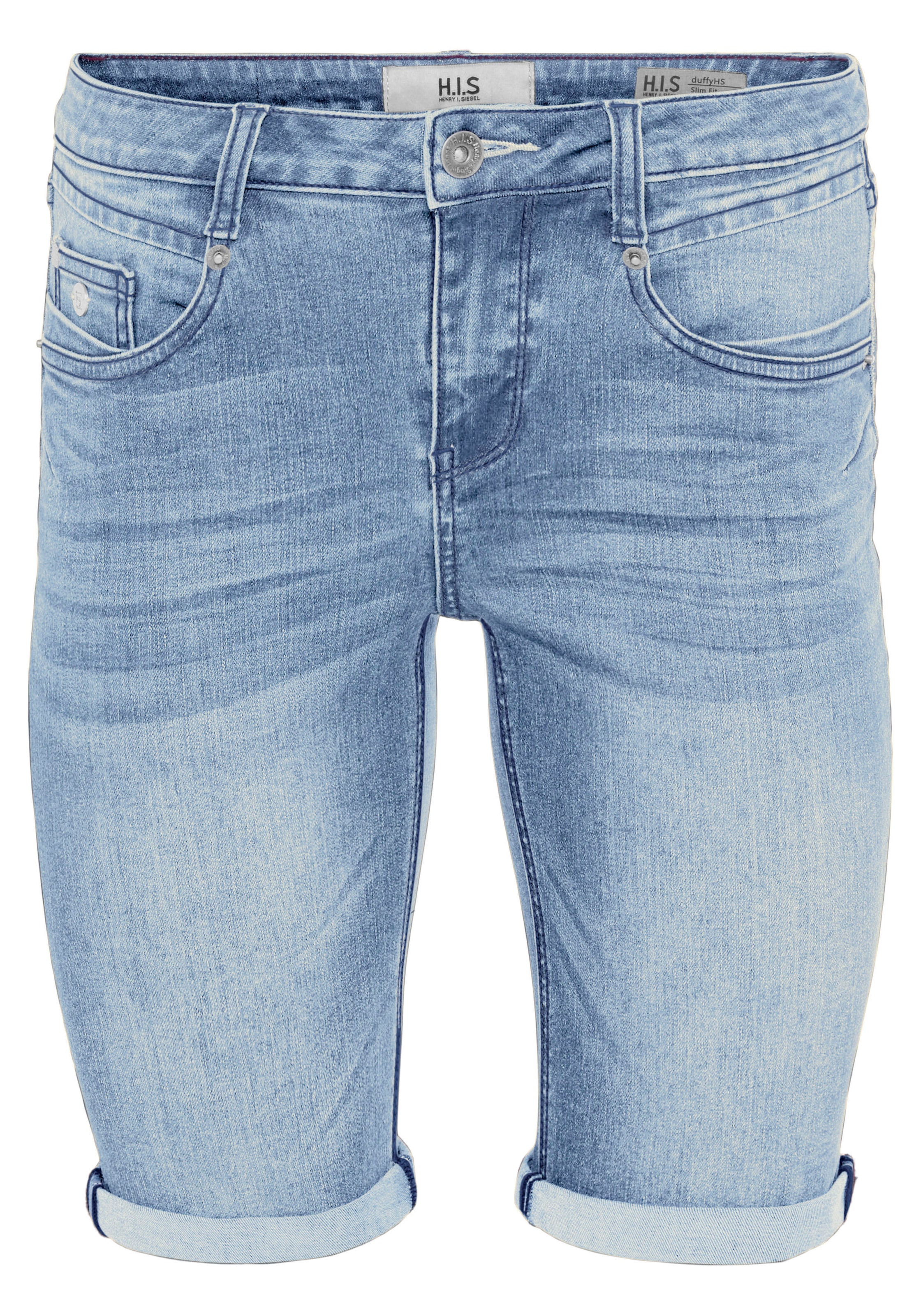 H.I.S Jeansshorts »duffyHS«, ökologische, wassersparende Produktion durch Ozon Wash