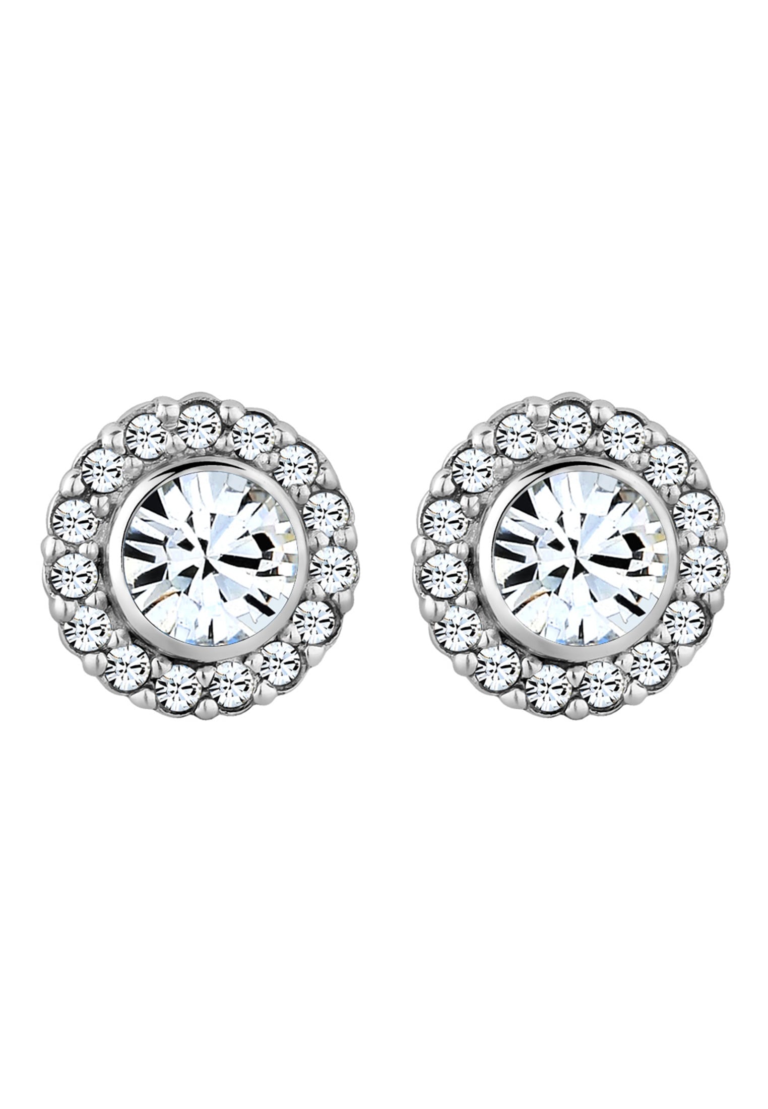 Elli Paar Ohrstecker »Ohrringe Glamour Kristalle 925 Silber«
