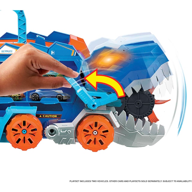 Hot Wheels Spielzeug-Transporter »Ultimative Transporter«, mit Rennstrecke;  mit Licht und Sound bei