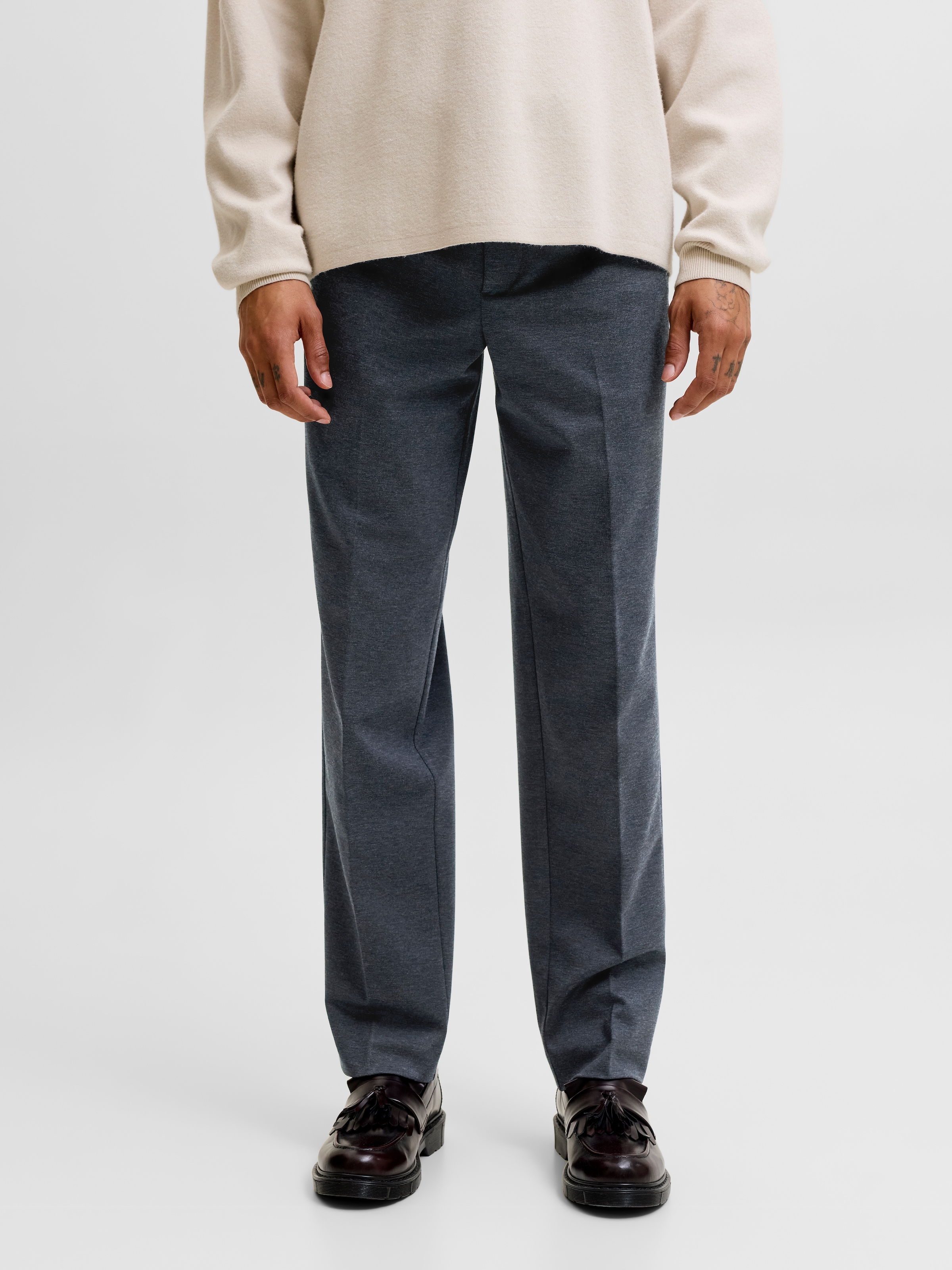 Jack & Jones Stoffhose »JPRMARTIN JERSEY TROUSER SN«  Materialmix, slim fit