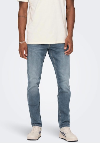 Slim-fit-Jeans »OS ONSLOOM SLIM BLUE GREY 40«