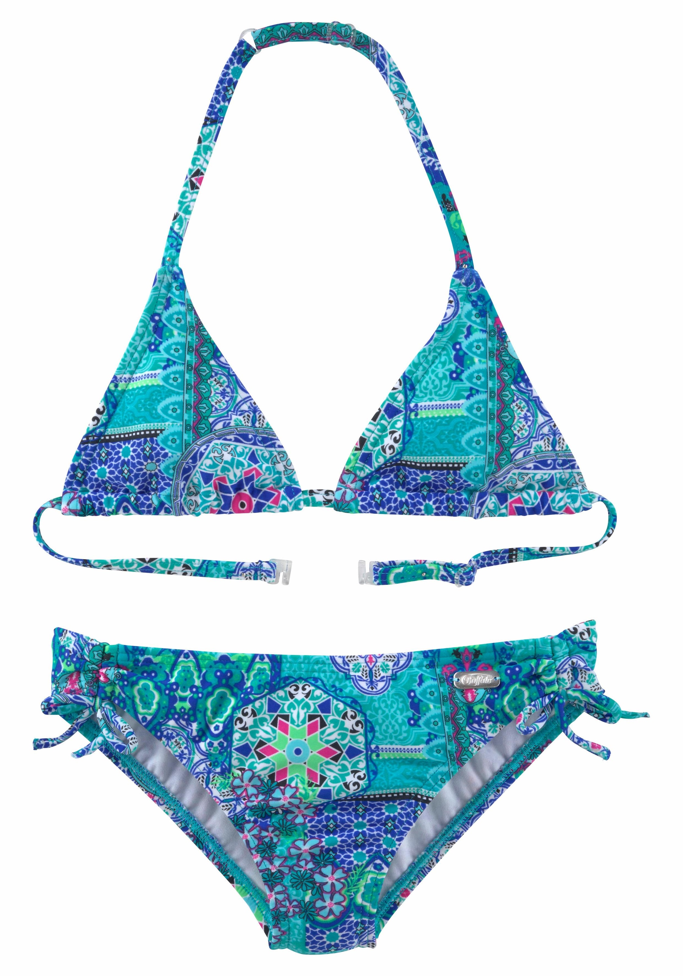 Buffalo Triangel-Bikini »Shari Kids«, im Folklore-Print bei | Bustier-Bikinis