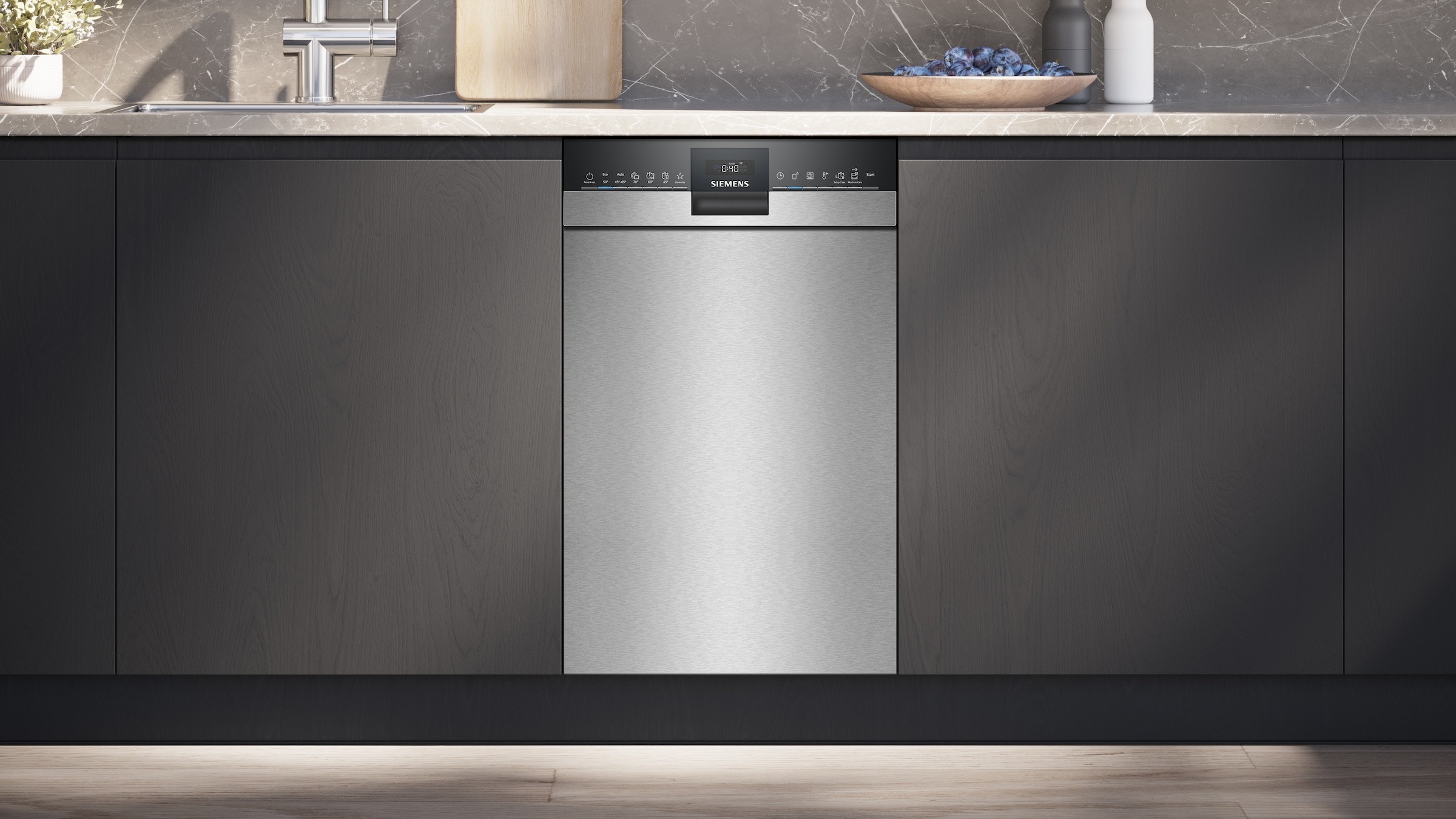 SIEMENS Unterbaugeschirrspüler iQ300 »SR43ES25ME« 10 tlg. Maßgedecke