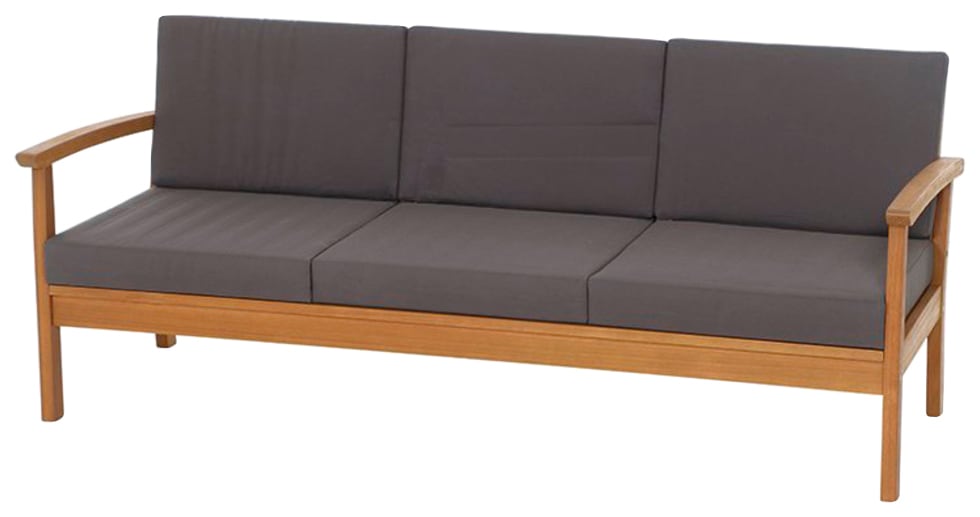 Siena Garden Gartenlounge-Set »Tavira«, (2x Sessel, 1x 2er-Sofa, 1x Tisch), Eukalyptus FSC 100%, inkl. Kissen