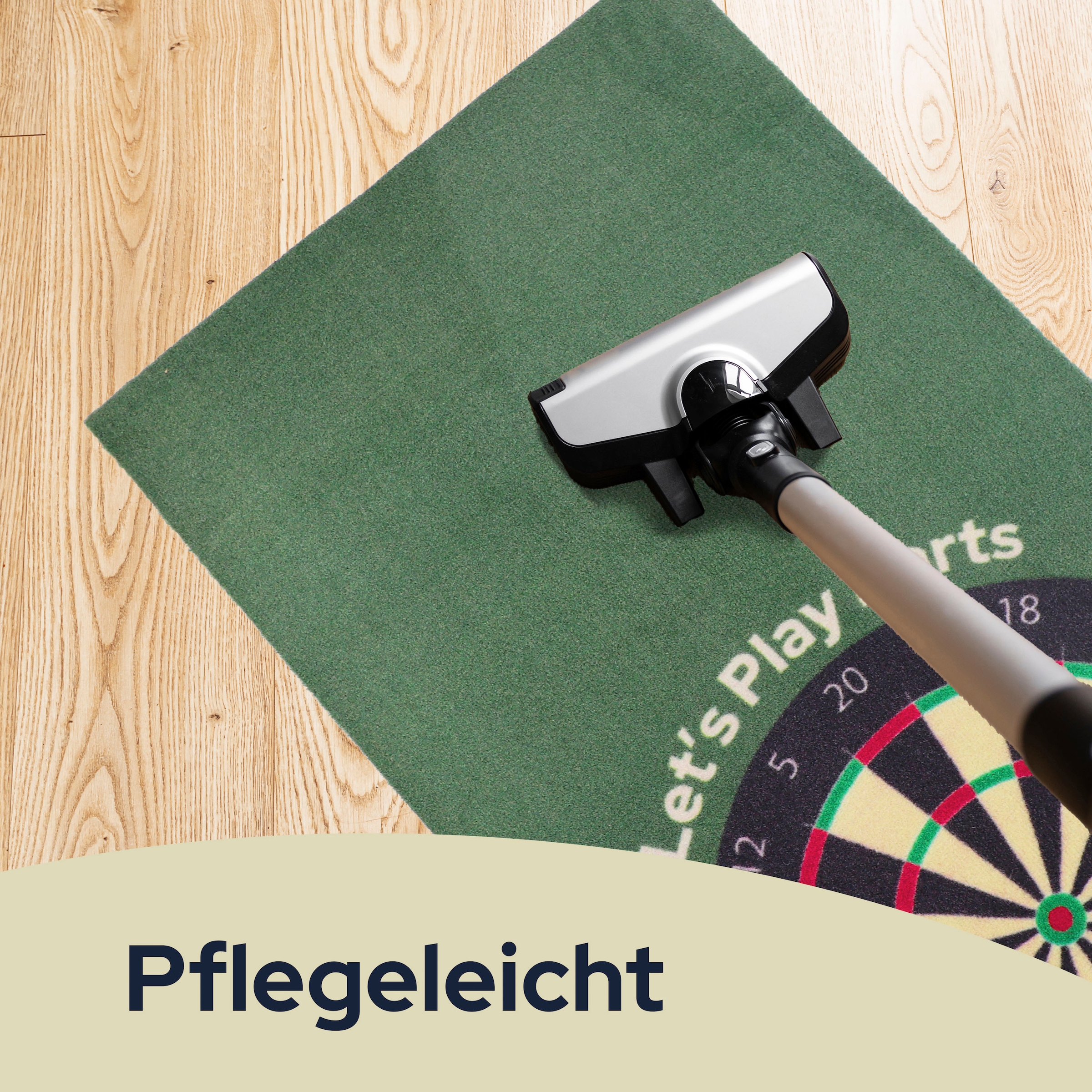 Primaflor-Ideen in Textil Läufer »DART«, rechteckig, 5 mm Höhe, Dartmatte mit offiziellem Spielabstand 237 cm, rutschhemmend