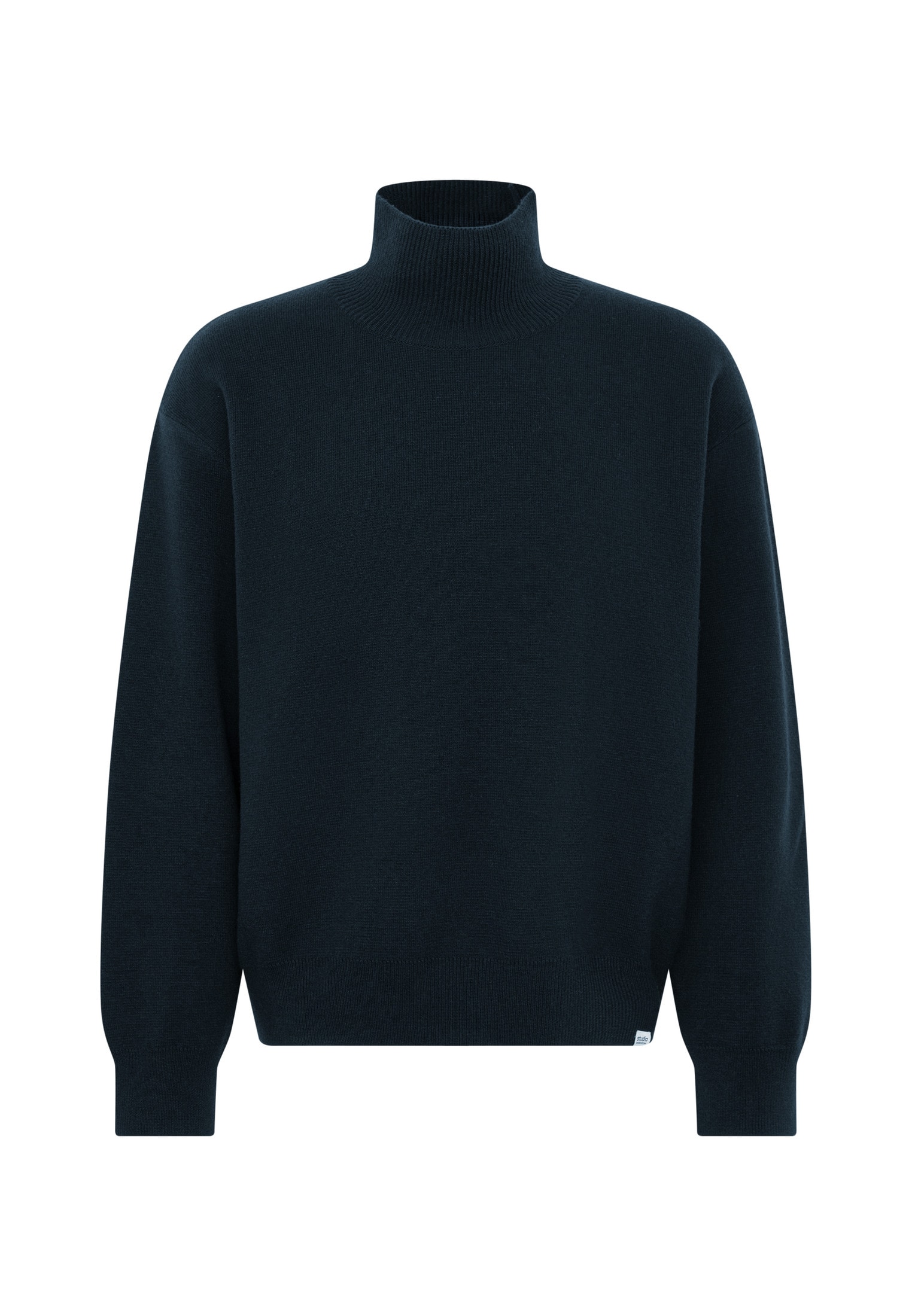studio seidensticker Strickpullover 1/1 Stehkragen Uni