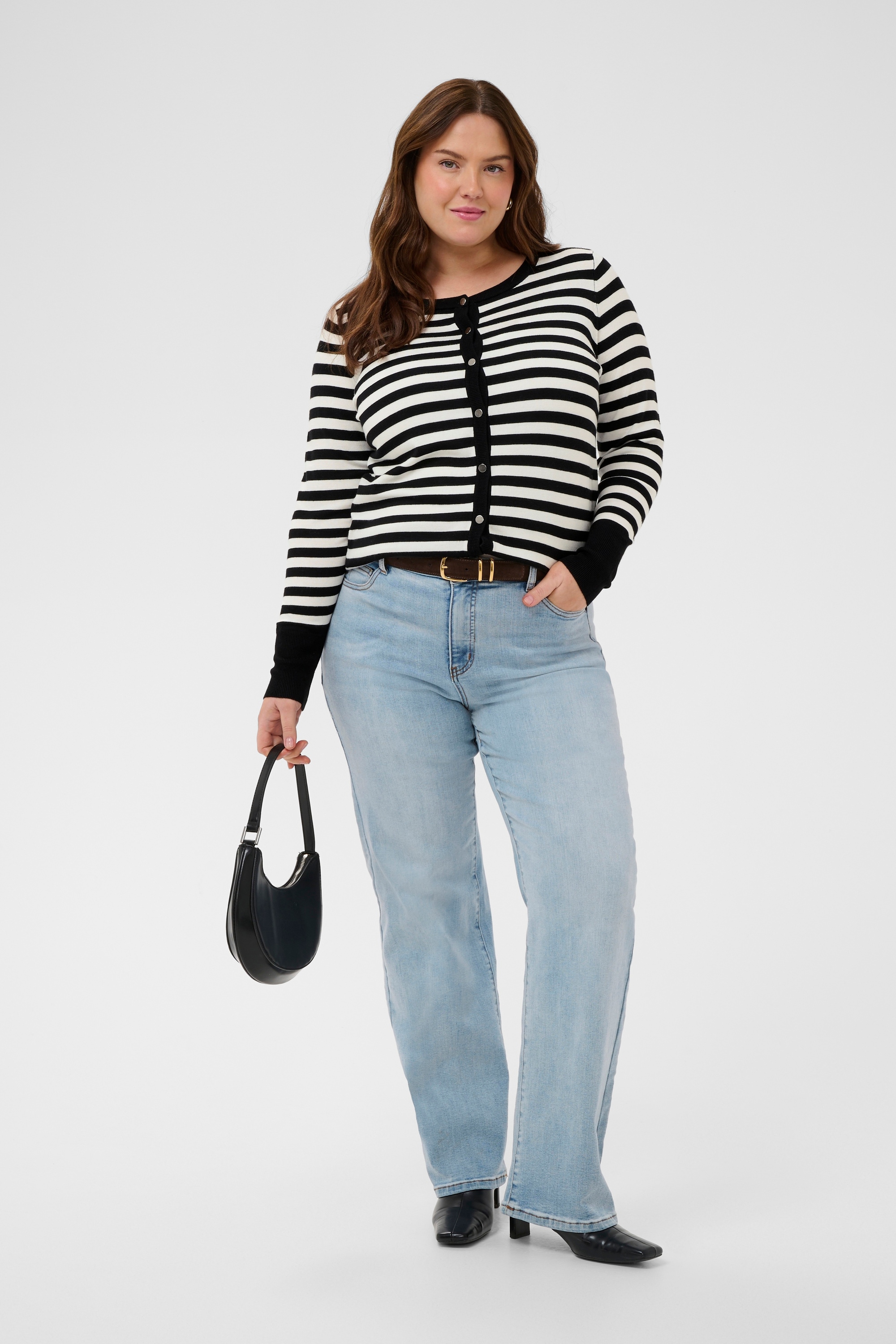 KAFFE Curve Strickjacke »Strickjacke KClizzy«