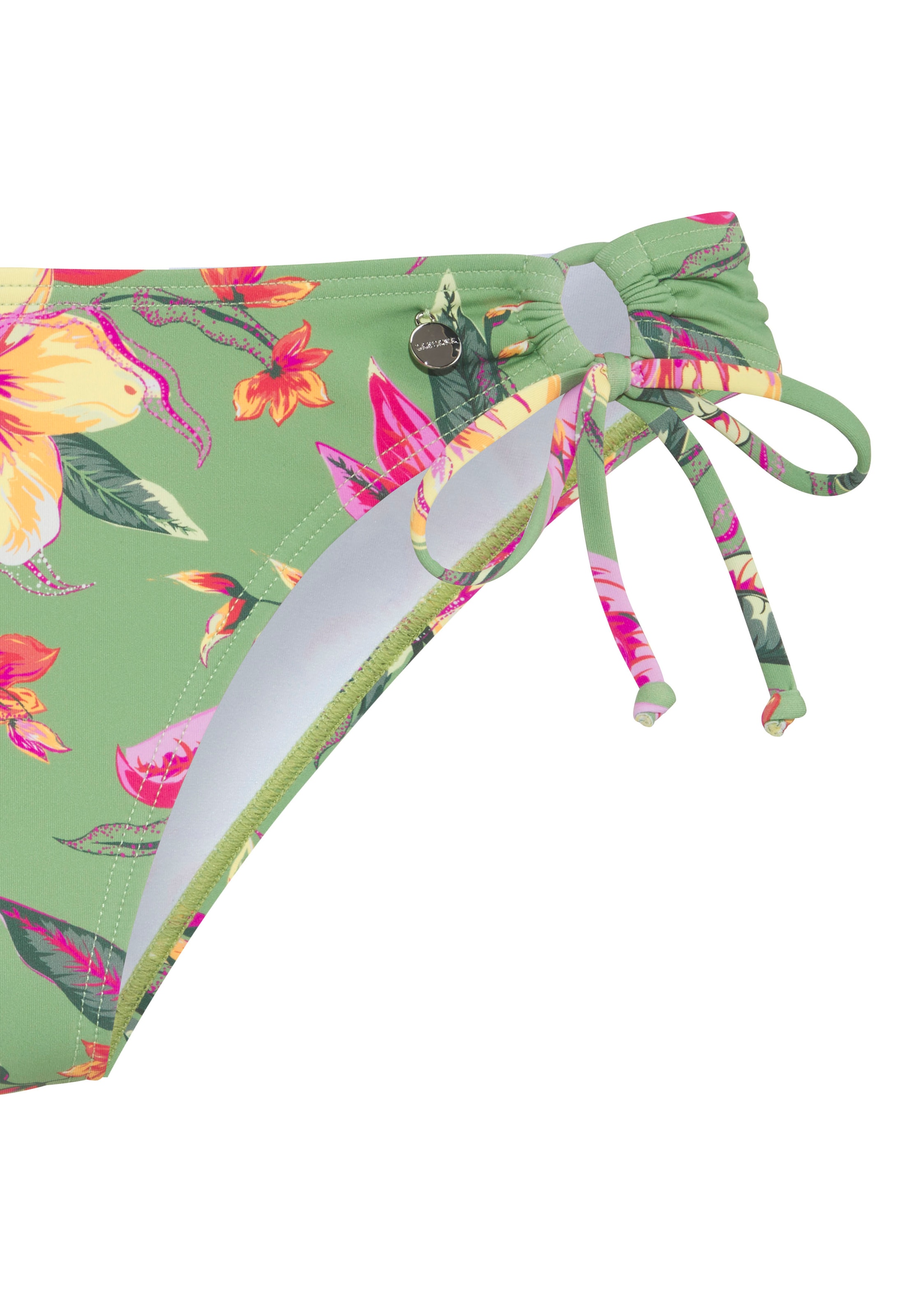 LASCANA Bikini-Hose »Malia«, zum Binden mit tropischem Print