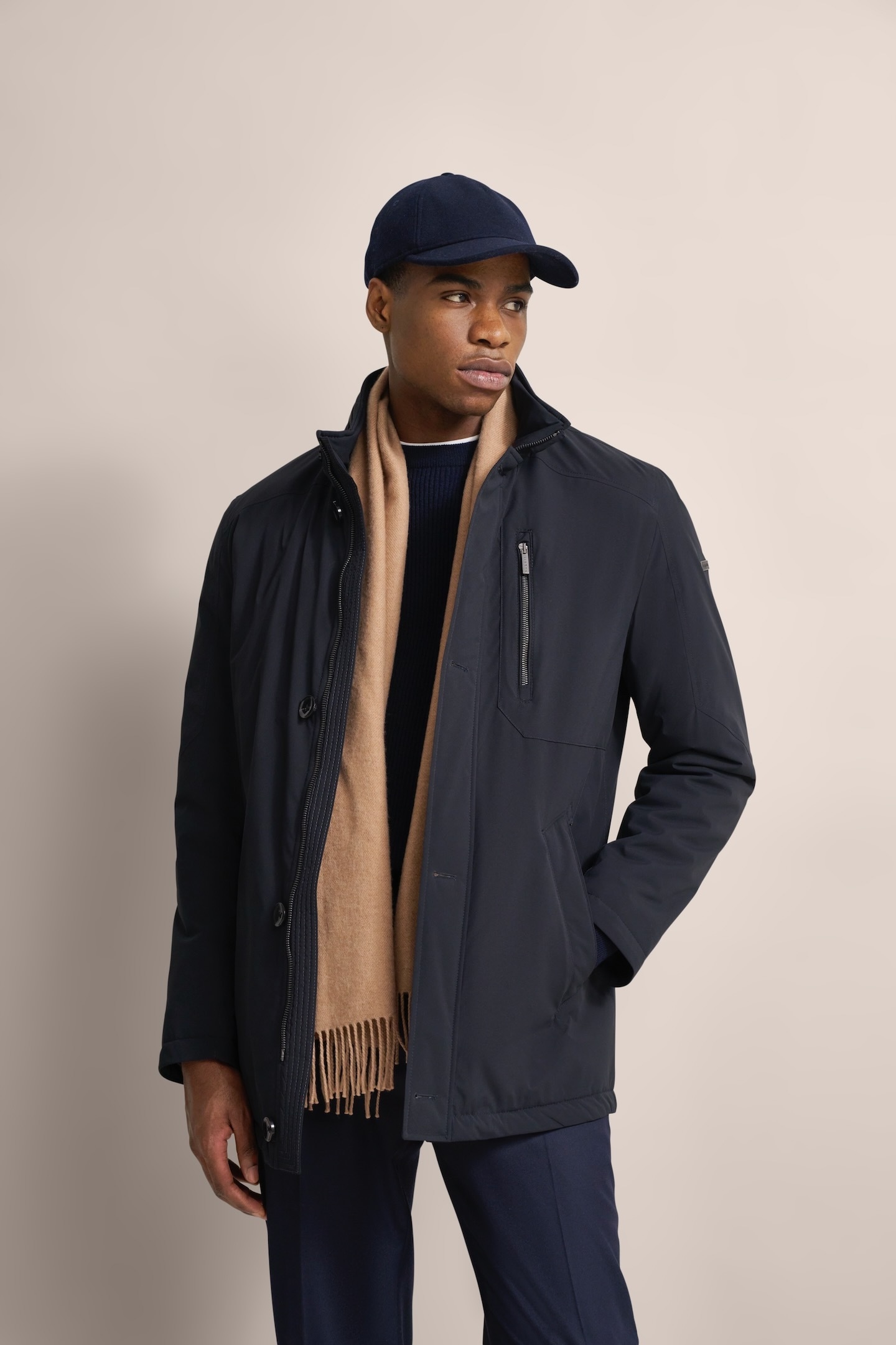 bugatti Kurzjacke »wasserabweisend« ohne Kapuze für das ganze Jahr