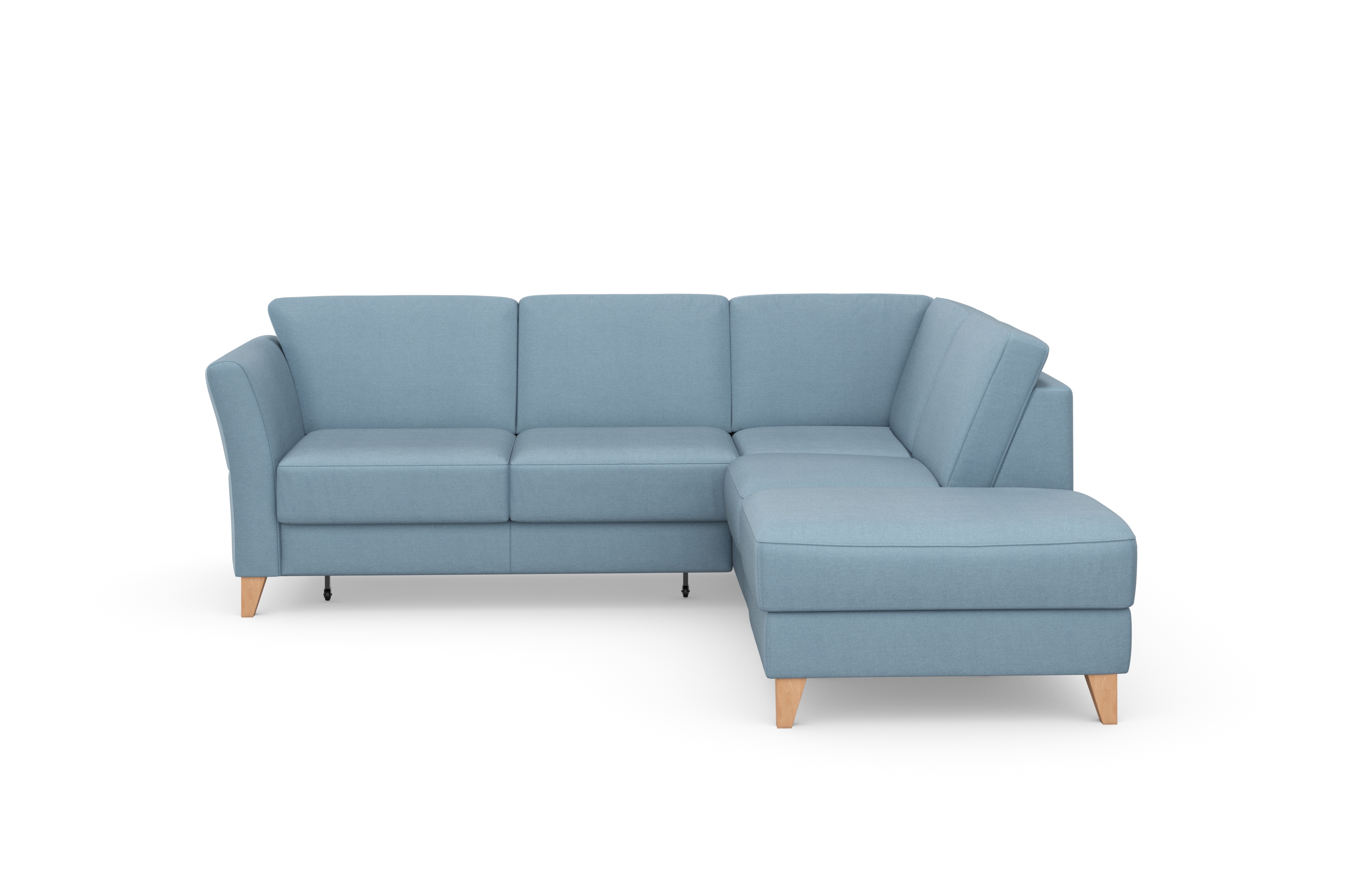 sit&more Ecksofa "Visby L-Form" Wahlweise mit Schlaffunktion und Stauraum, frei im Raum stellbar