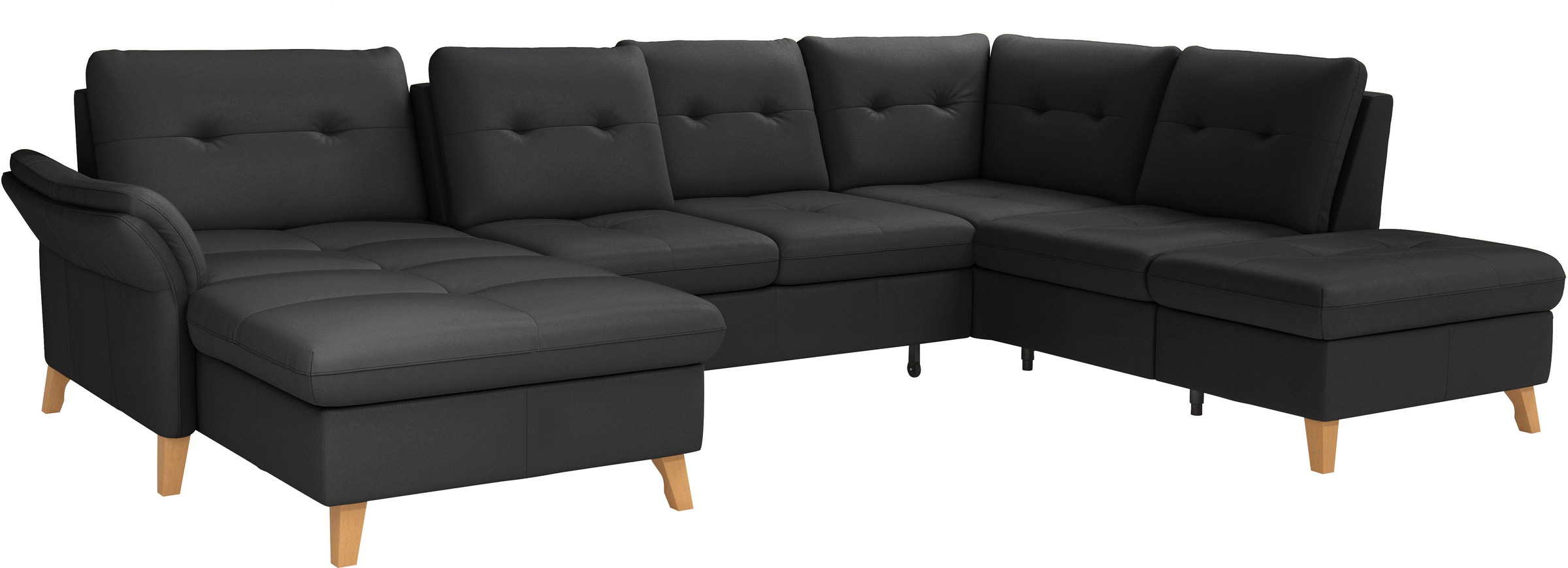 sit&more Wohnlandschaft »Göteborg«, inkl. Sitztiefenverstellung, wahlweise mit Bettfunktion & Bettkasten