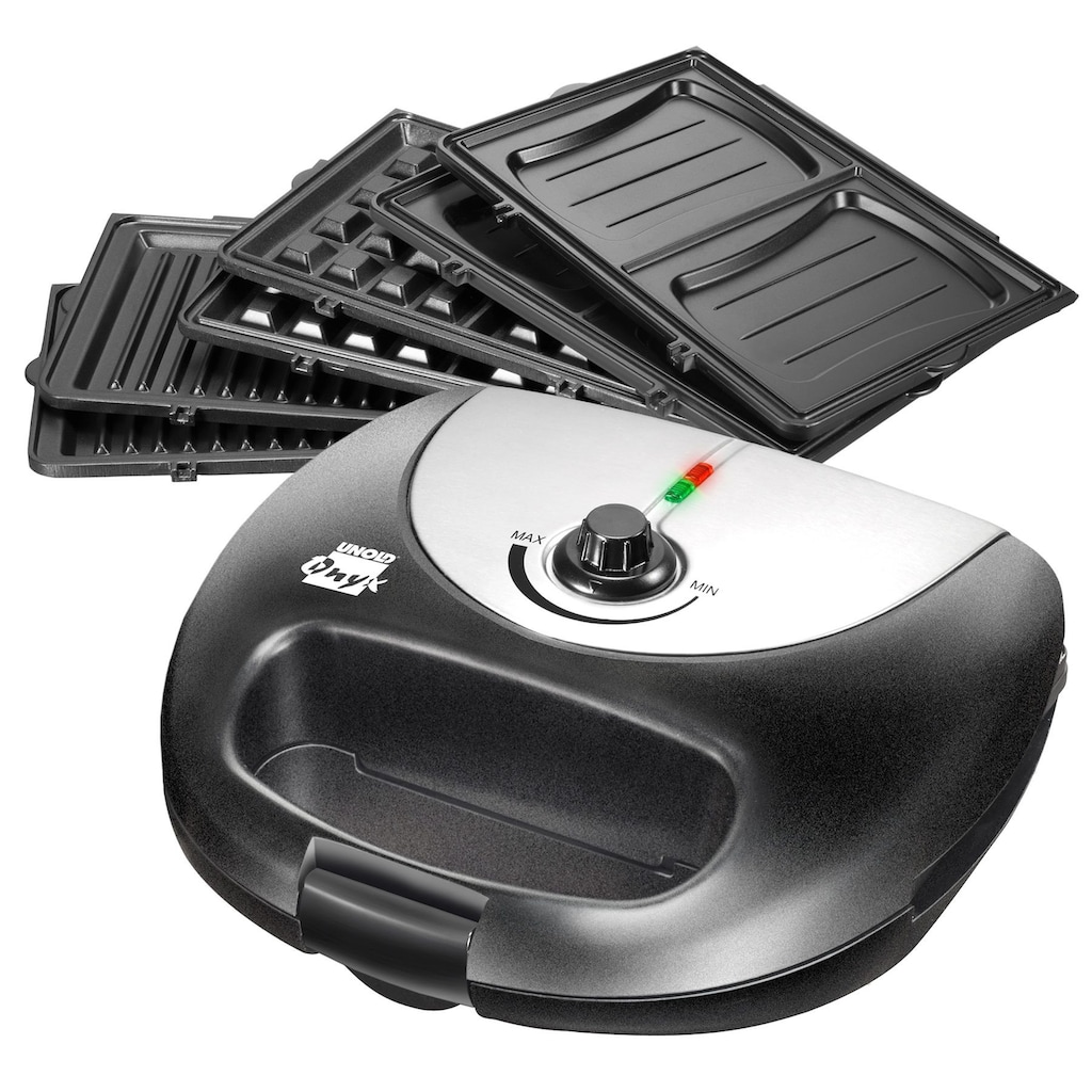 Unold 3-in-1-Sandwichmaker »Multi 3 in 1 Onyx 48356«, 1000 W