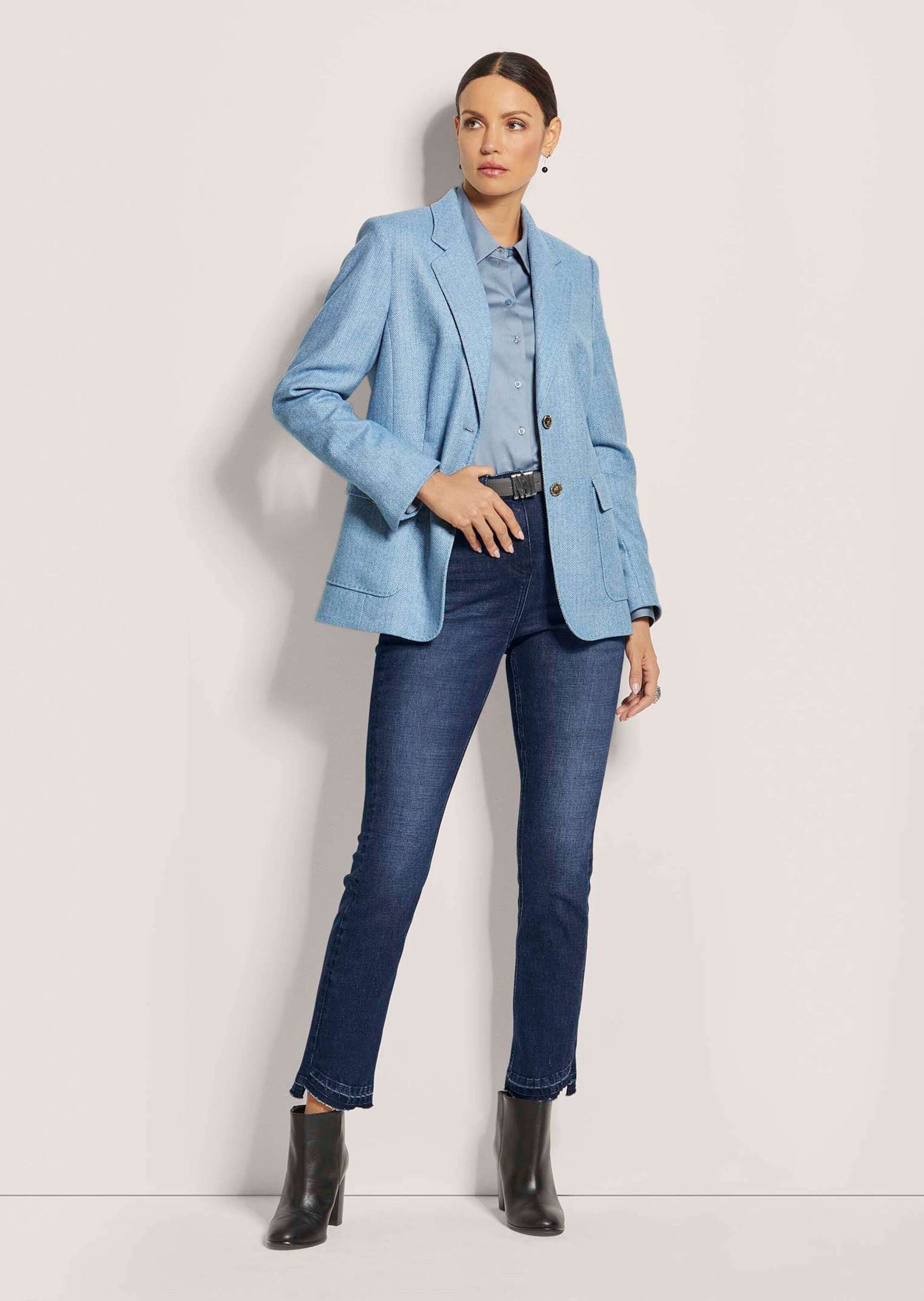 MADELEINE Longblazer »Blazer Langer Blazer mit hohem Wollanteil«