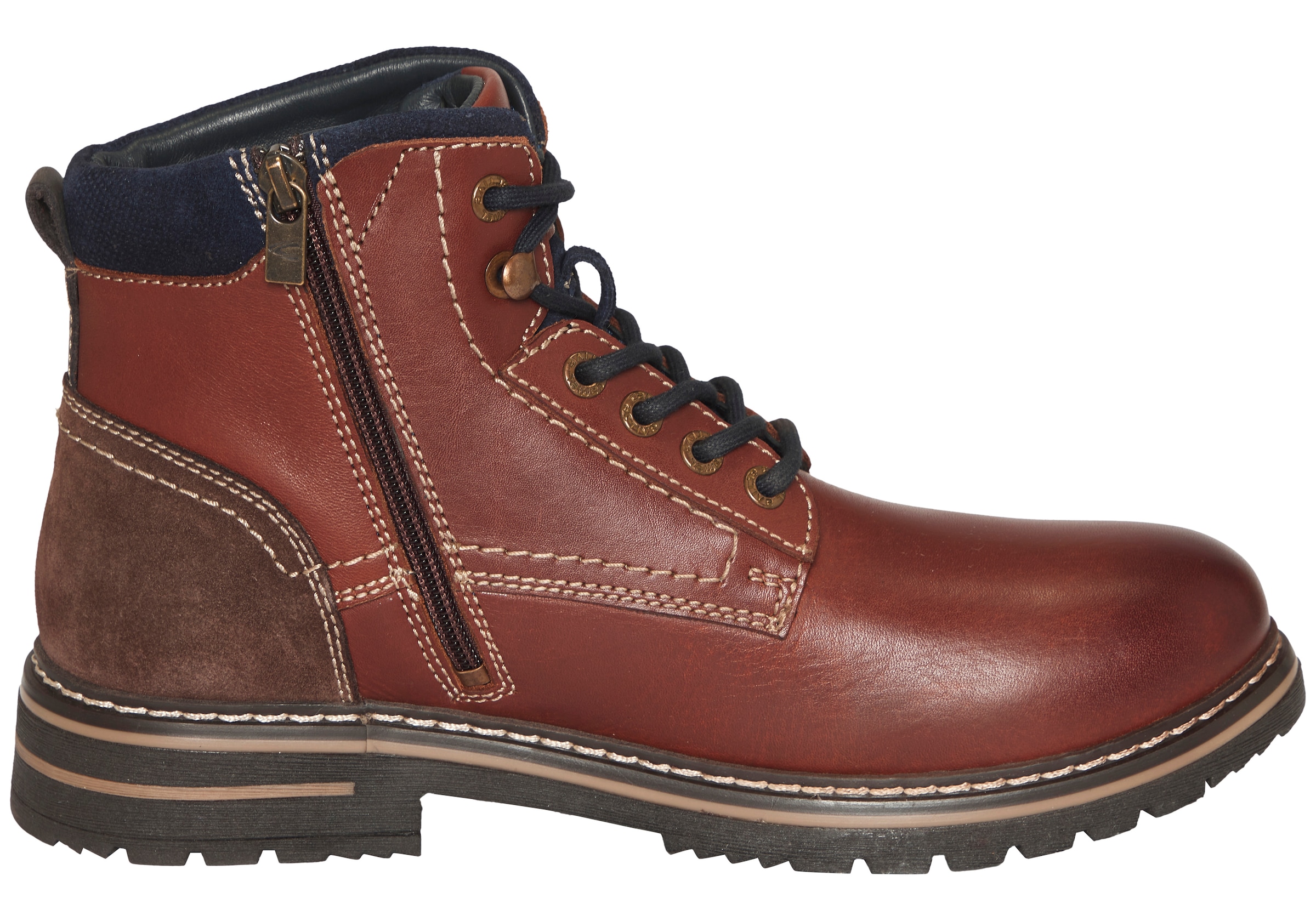camel active Schnürboots  Winterboots, Stiefel mit Reißverschluss