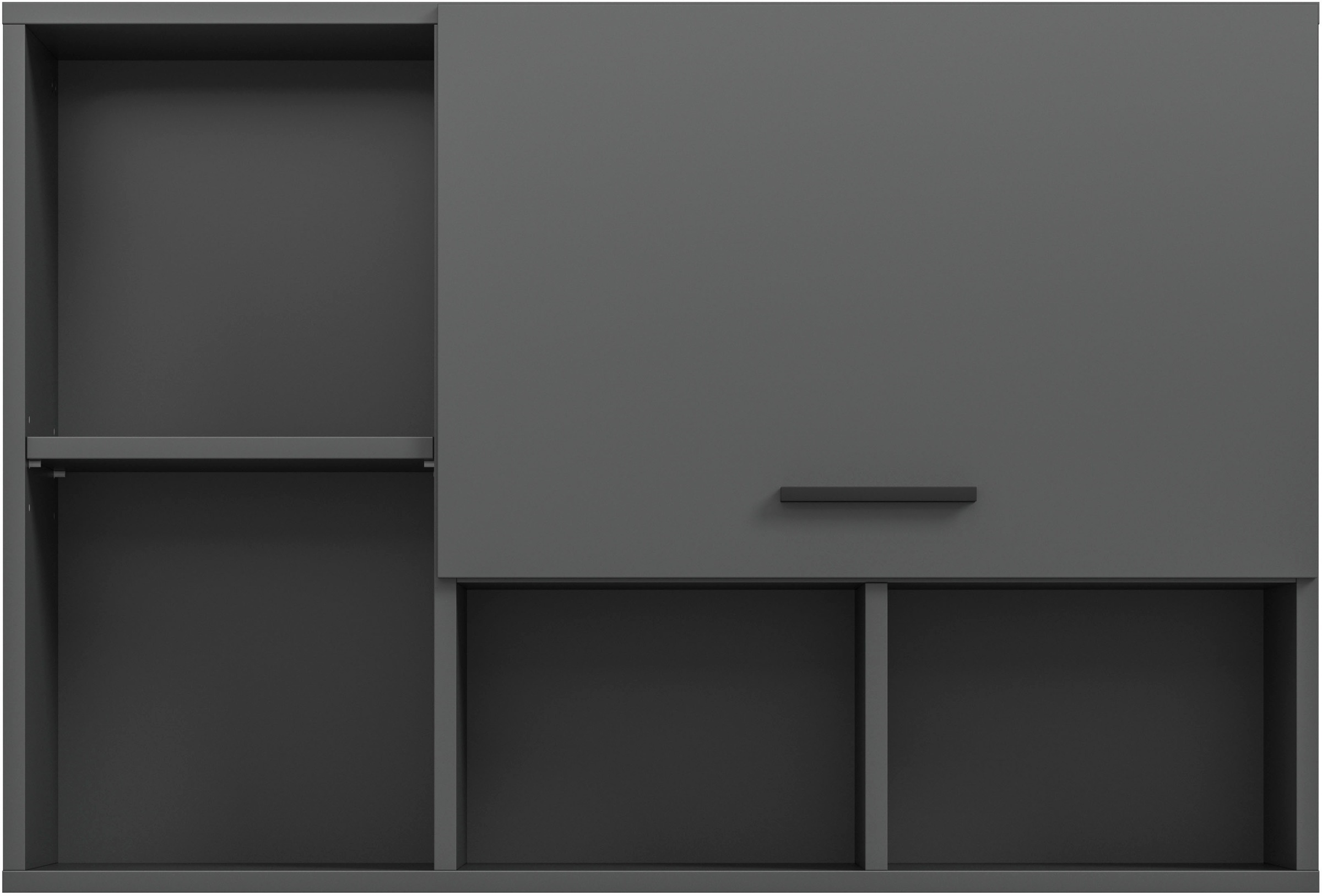 welltime Hängeschrank »FALAS, TOPSELLER! Breite 95cm, 1 Klappe, 5 Fächer« in verschiedenen Farben erhältlich, 1 Stk. tlg. Schrank, Wandschrank, Badschrank, Wäscheschrank