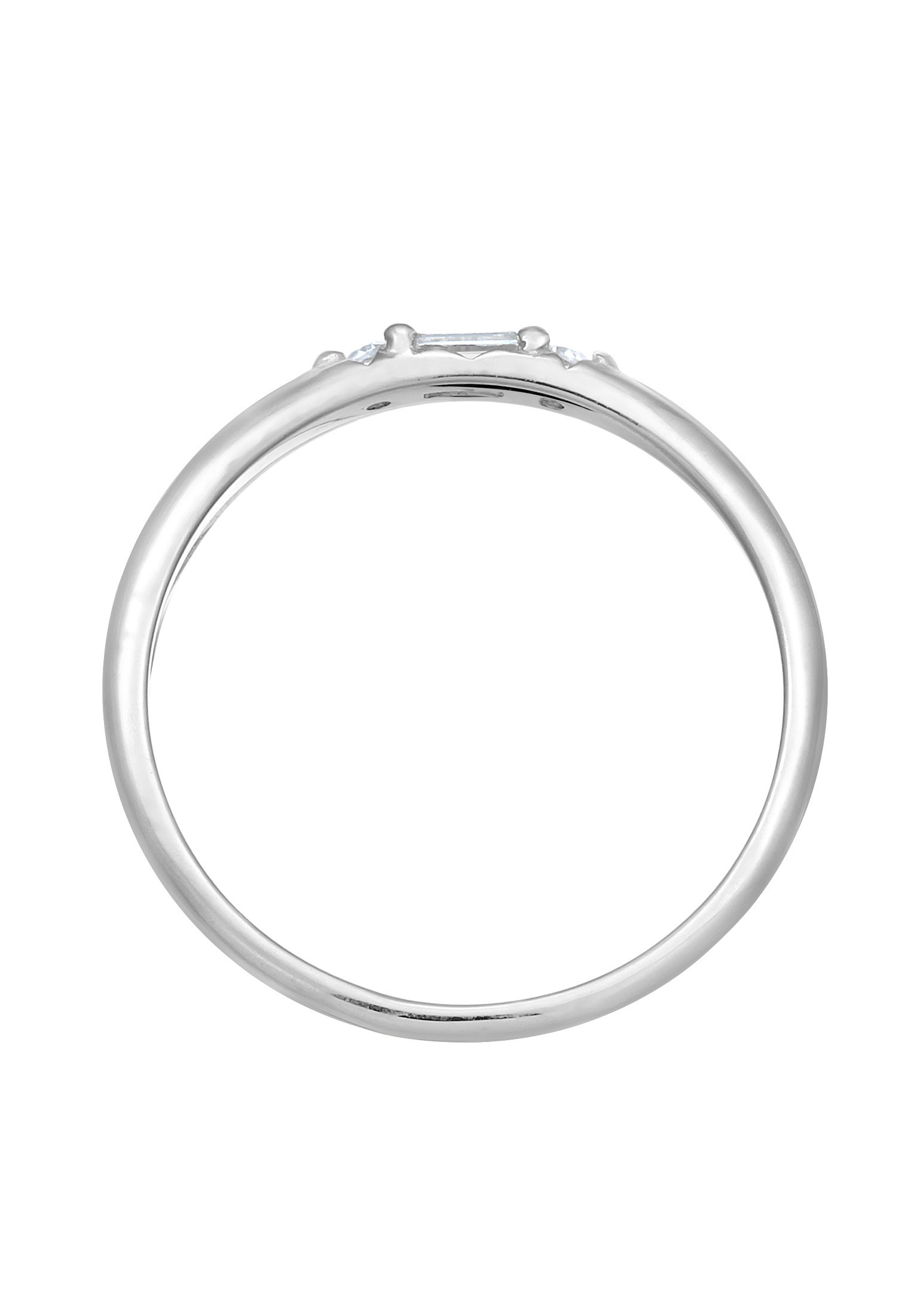 Elli Premium Silberring »Ring Topas Verlobung Beisteckring 585er Weißgold«