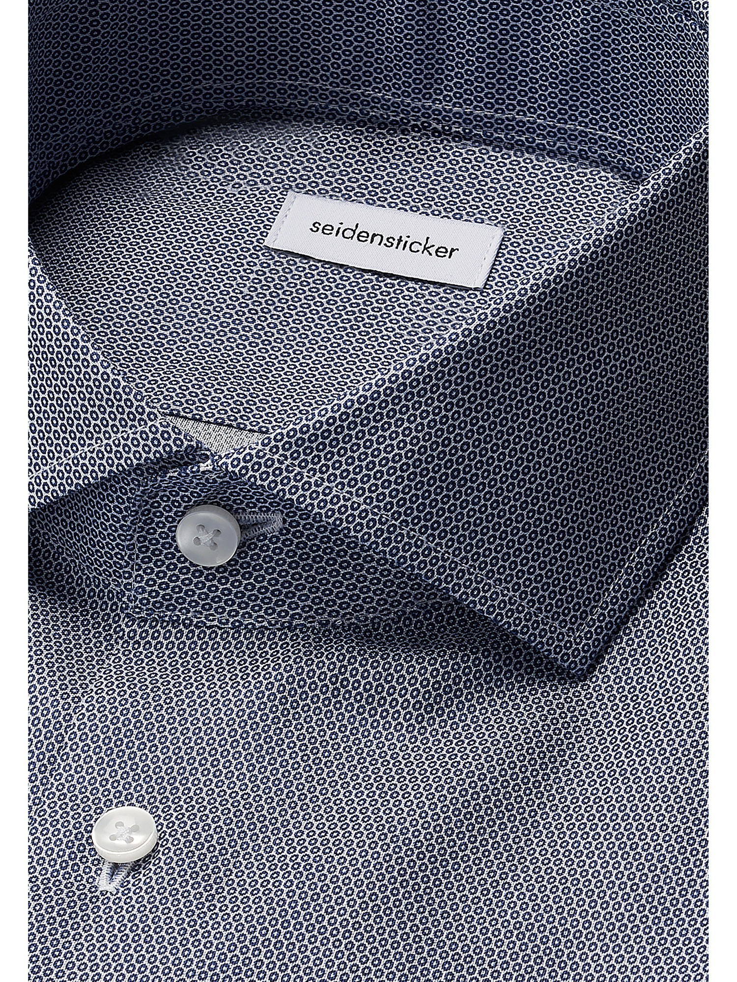 seidensticker Businesshemd »Schwarze Rose« X-Slim 1/1 Kentkragen Druck