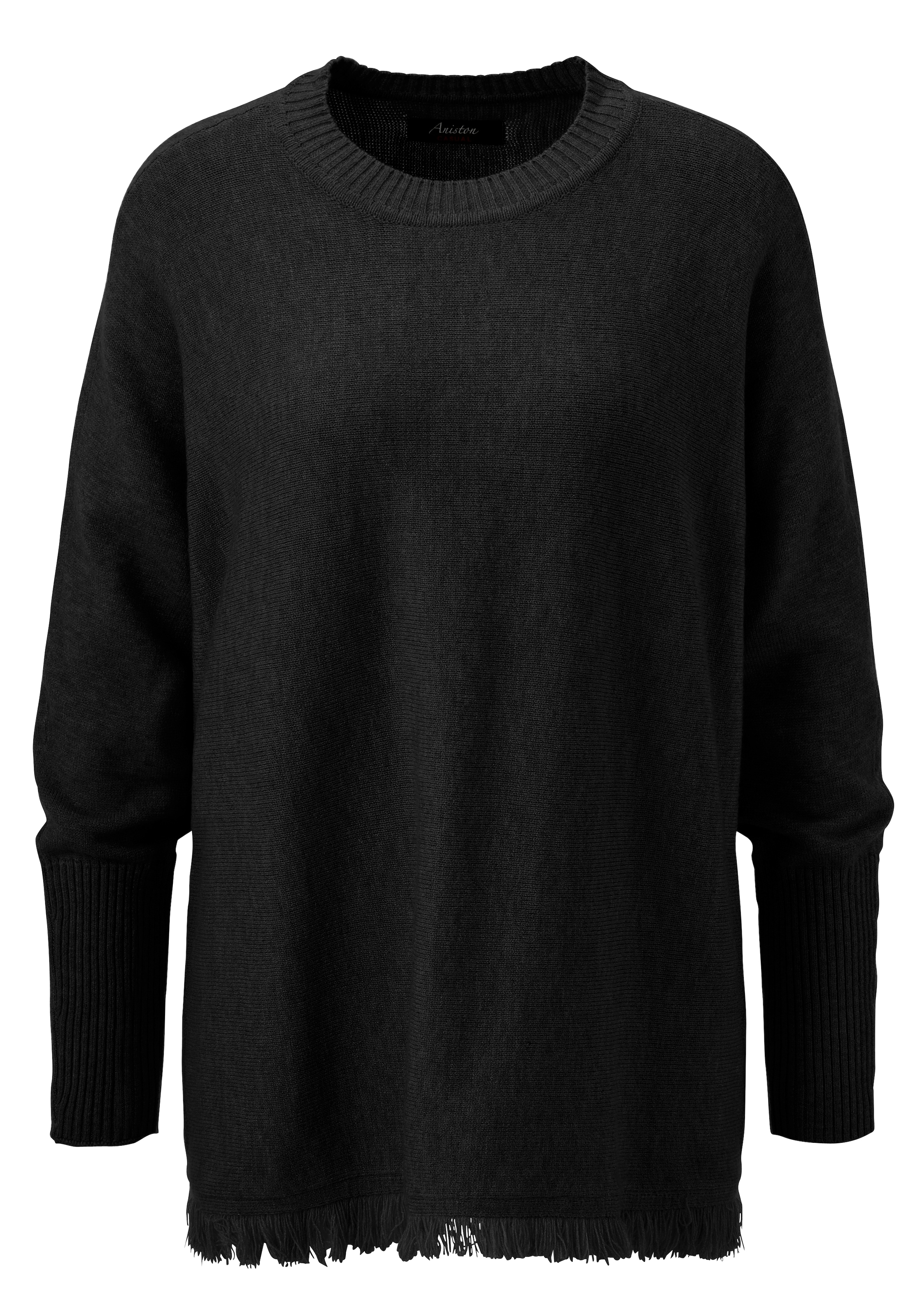 Aniston CASUAL Strickpullover mit eingestricktem Stern im Rücken