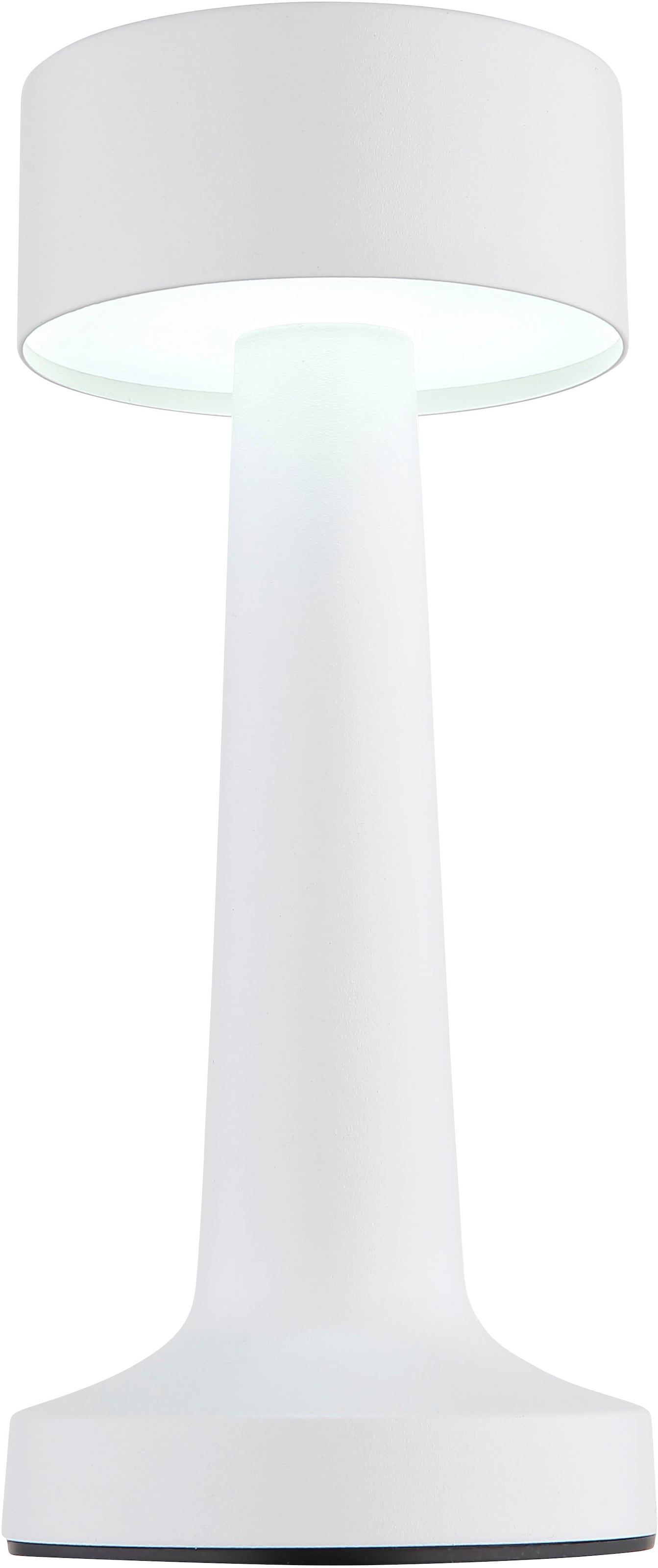 GLOBO LIGHTING LED Tischleuchte »ANGELIKA - Akkutischleuchte« LED-Modul 1 Stk. warmweiß - kaltweiß Design Tischleuchte, Akku, modern,  Akkulampe, CCT