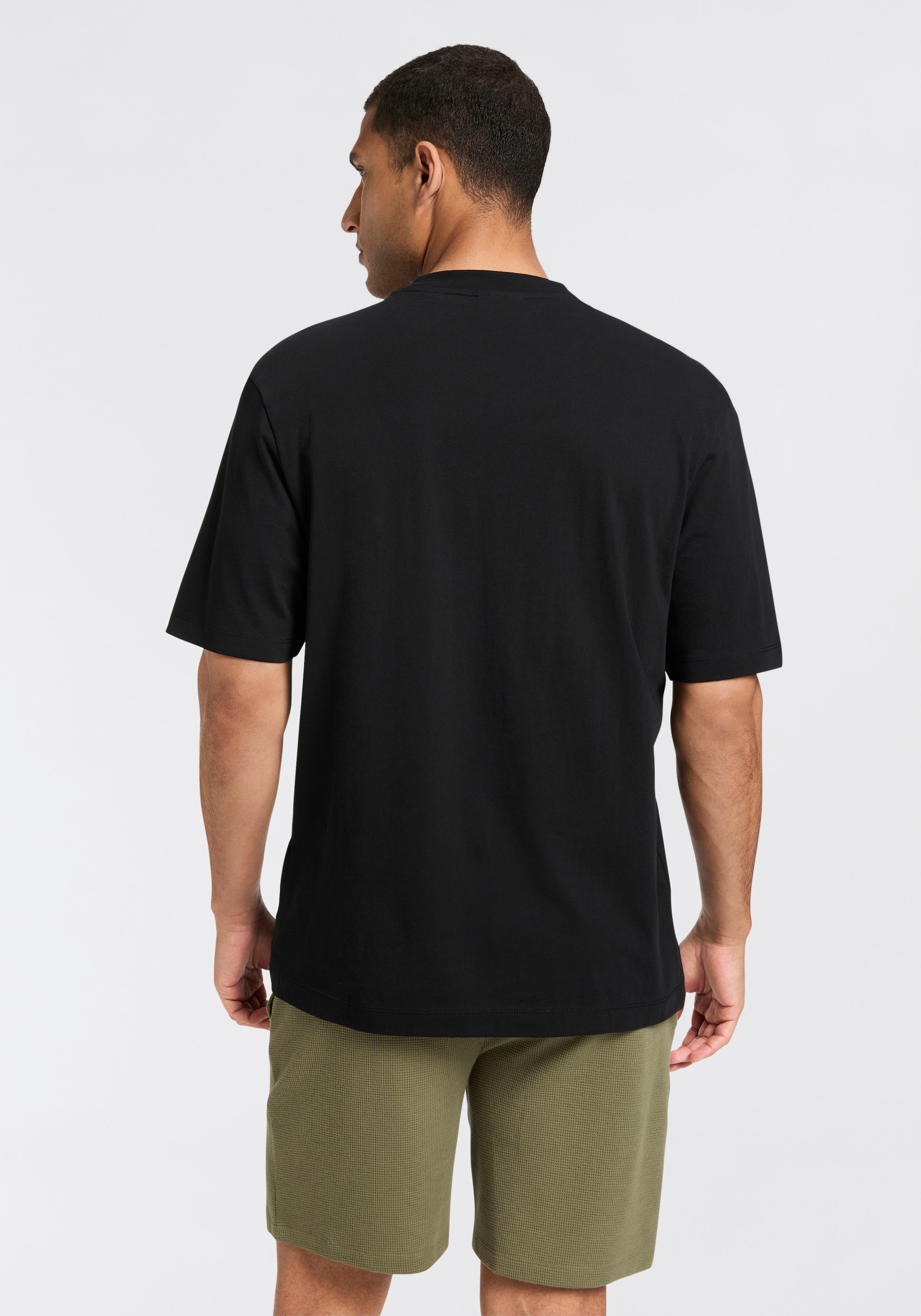 HUGO Blue T-Shirt »Notix«, mit großem Druck
