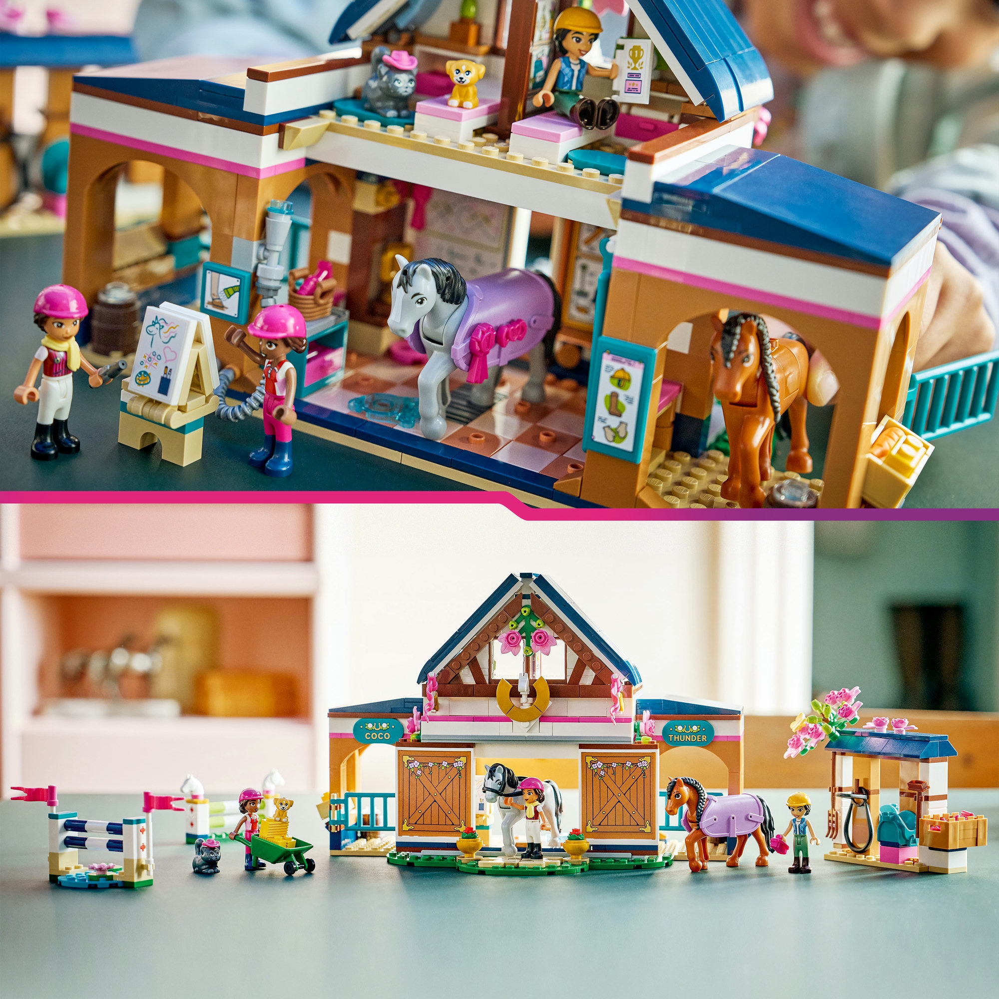 LEGO® Konstruktionsspielsteine »Pferdestall und Reitschule (42688), LEGO Friends« Made in Europe