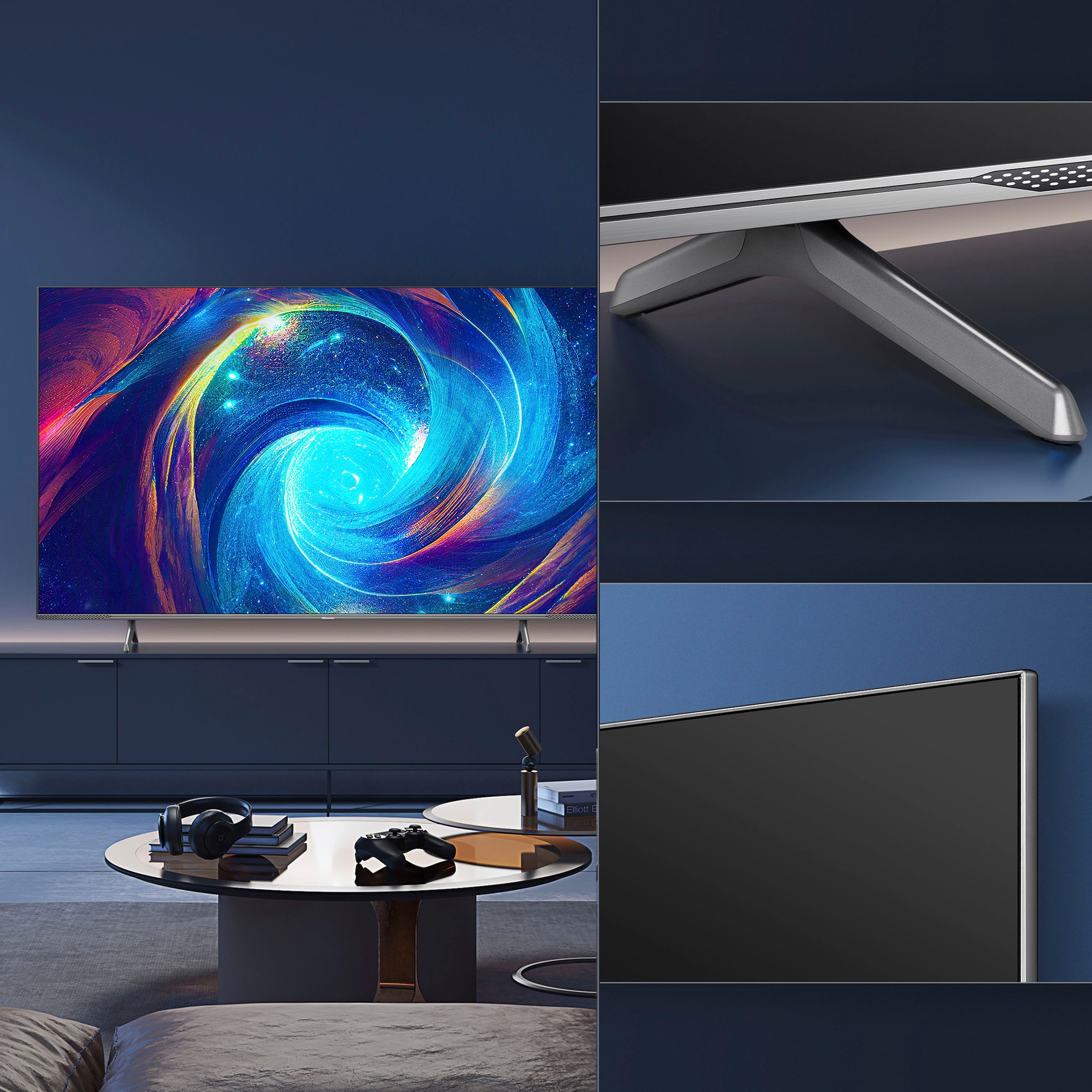 Hisense QLED-Fernseher »55E7KQ Smart-TV Ultra XXL 139 4K Zoll, UNIVERSAL ➥ Garantie 3 HD, cm/55 Jahre | PRO«