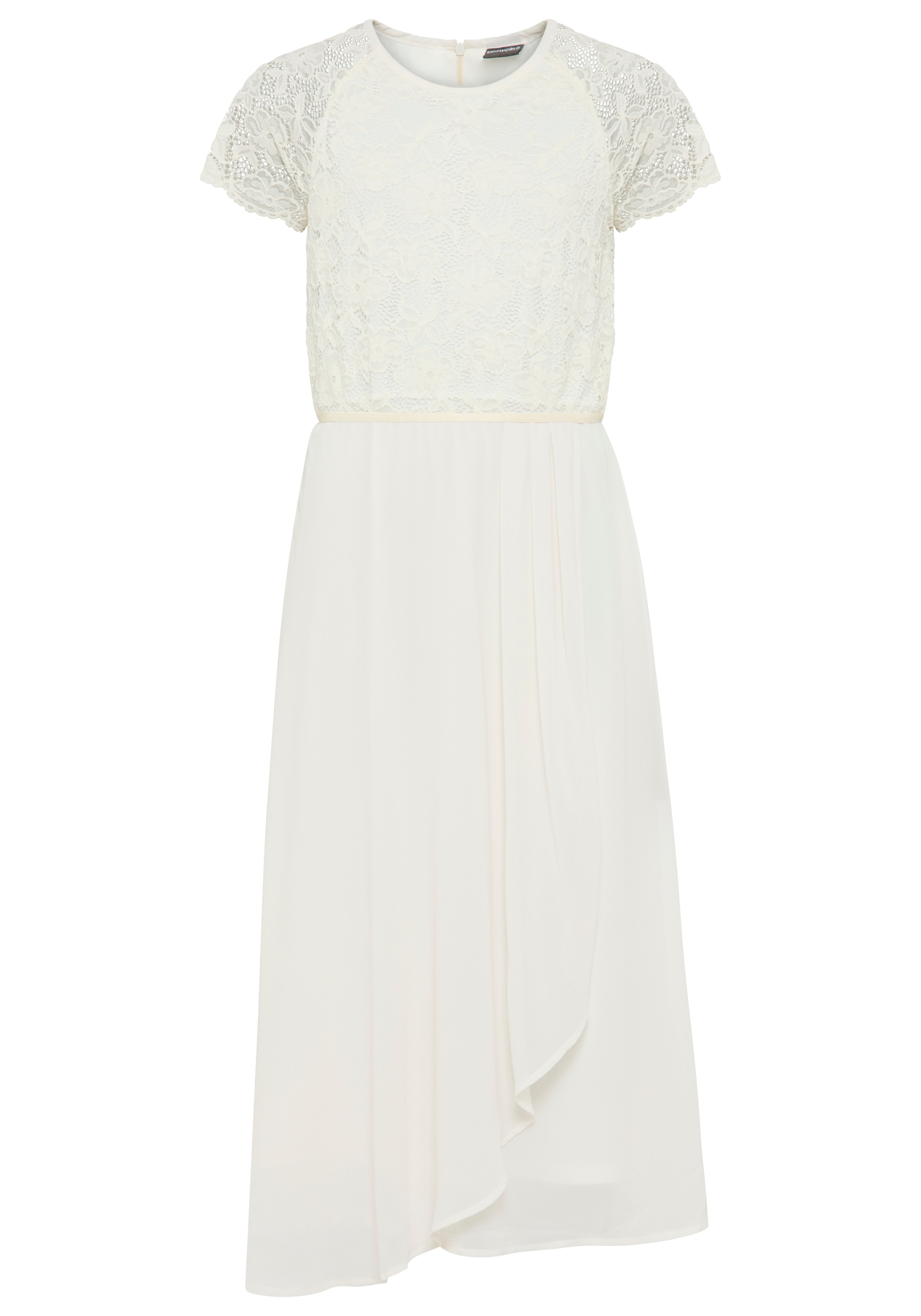KIDSWORLD Jerseykleid »Festliches Kleid mit Spitze« Elegantes Kleid mit Spitze und Chiffon