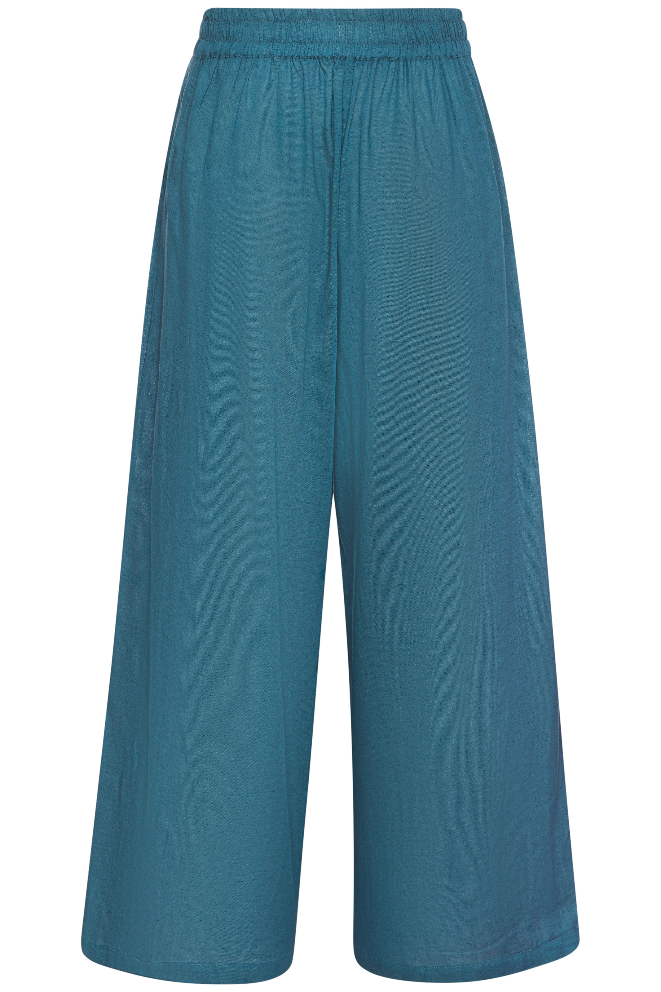LASCANA Culotte »mit Leinen-Anteil und weitem Bein«  Leinenhose, luftige Sommerhose in 7/8-Länge aus Leinenmix, Culotte