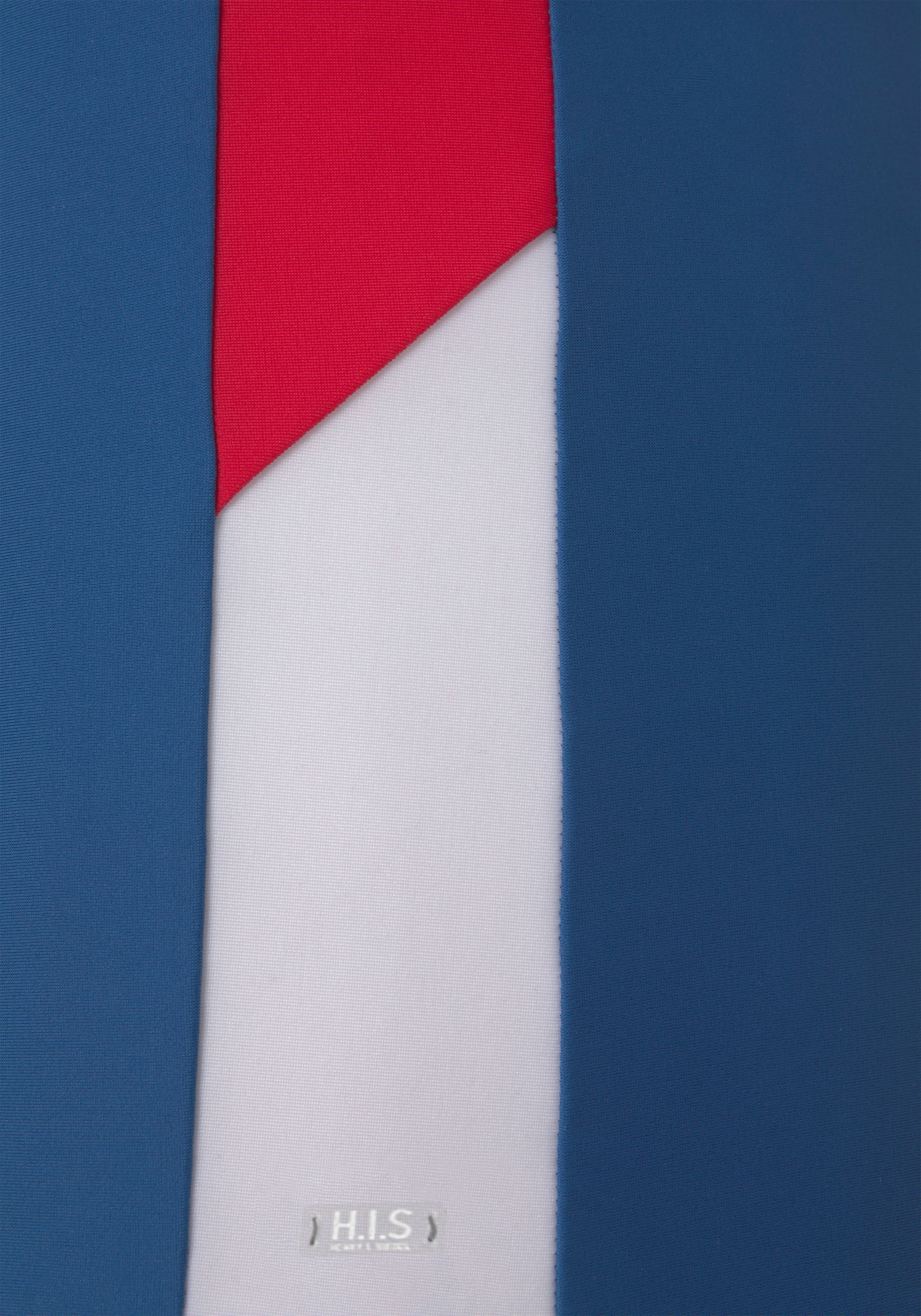 H.I.S Boxer-Badehose , im Colorblocking-Design