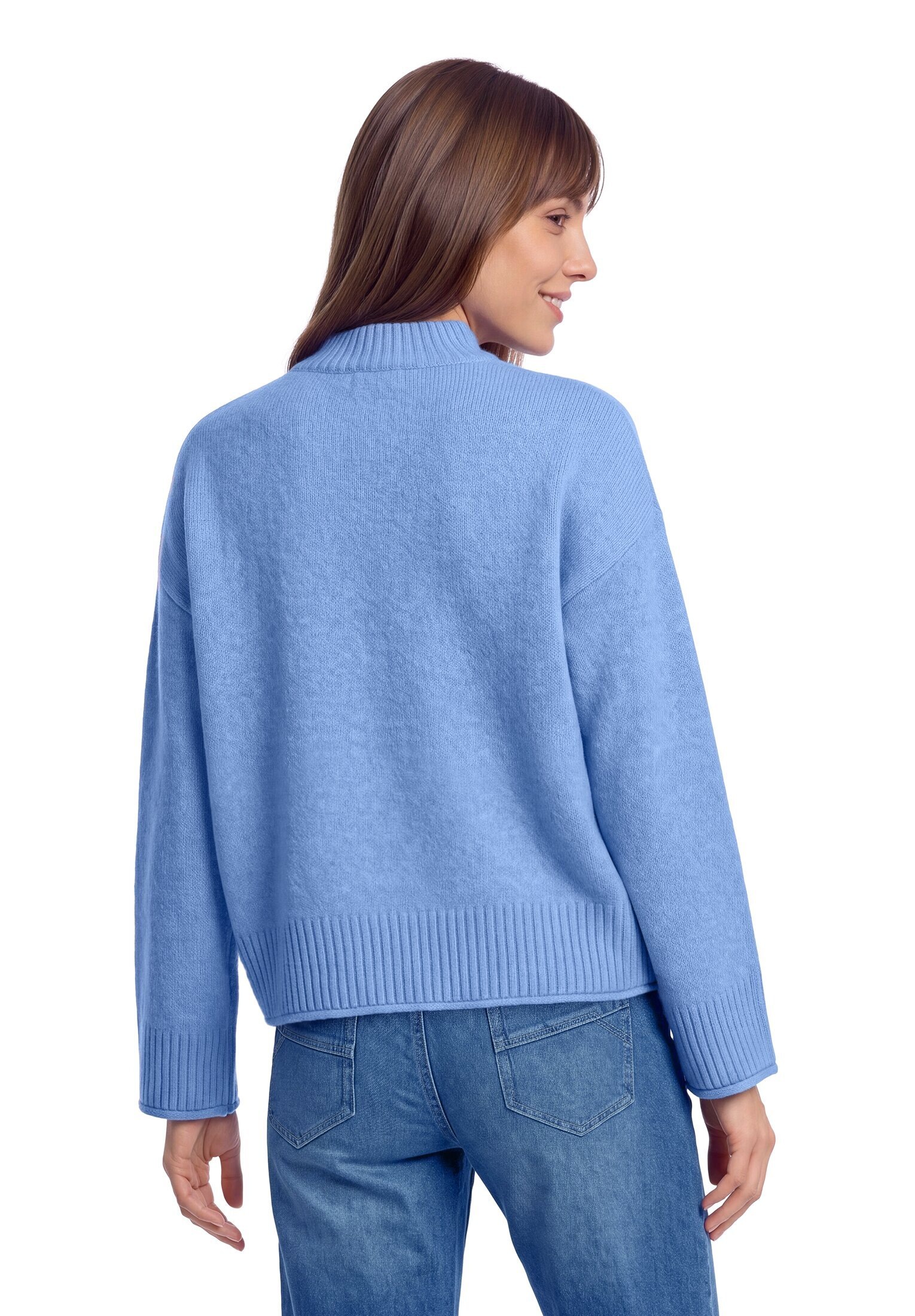 Betty&Co Strickpullover »Strickpullover mit Stehkragen«