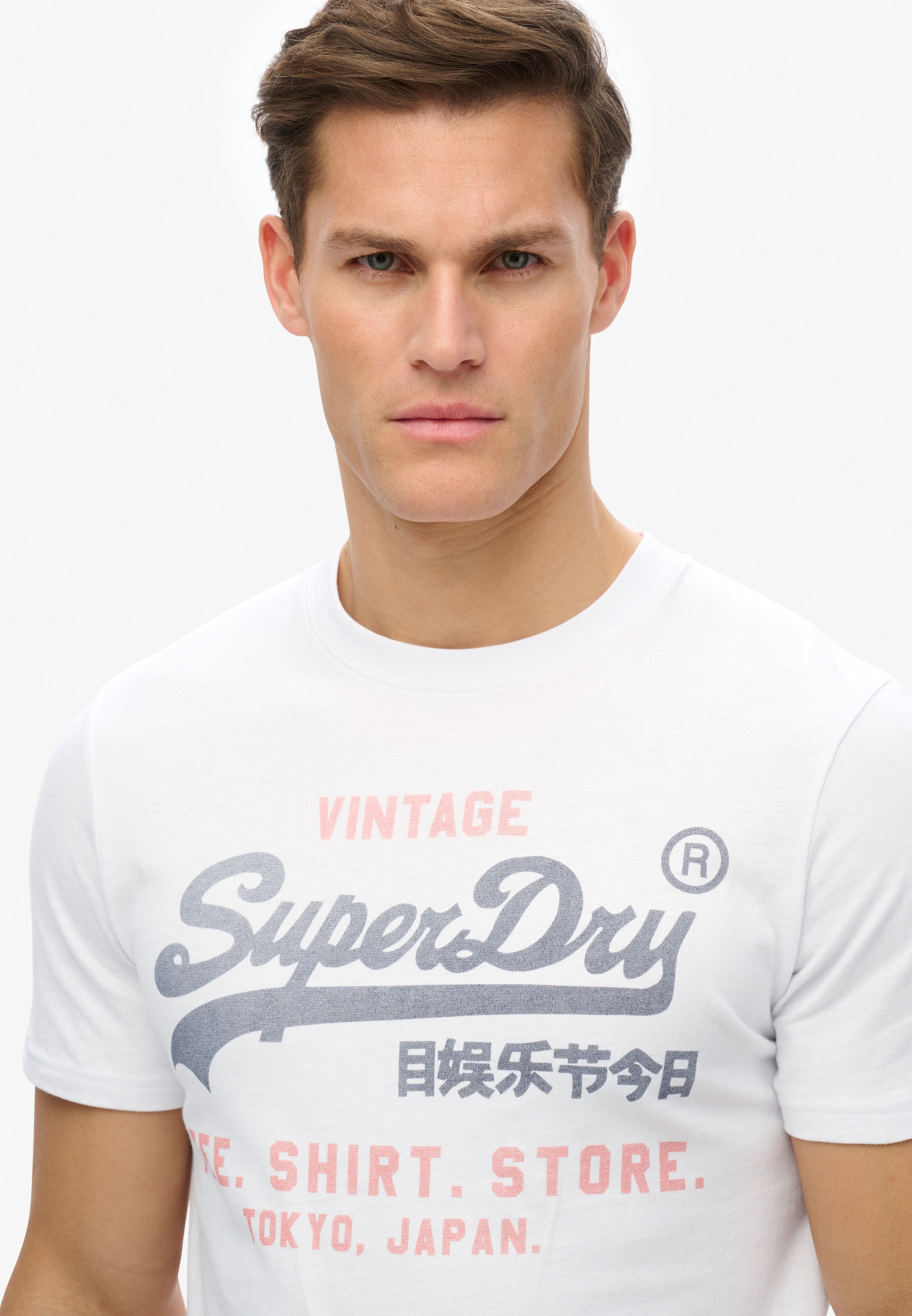 Superdry Rundhalsshirt »VL HERITAGE RELAXED TEE«