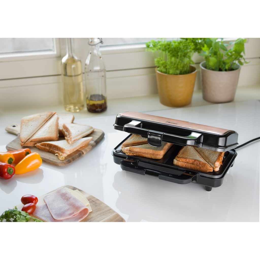 bestron Sandwichmaker »ASM90XLCO XL Sandwich-Toaster«, 900 W