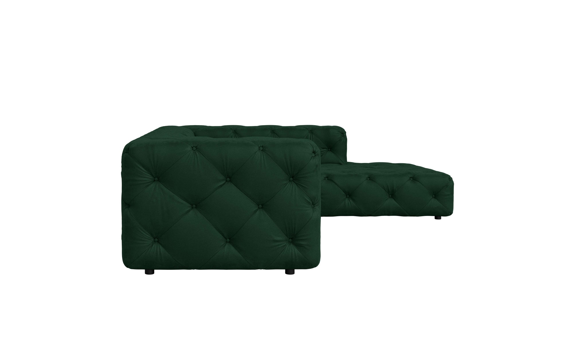 Places of Style Ecksofa »FOLLINA«, L-Form, mit klassischer Chesterfield-Knopfheftung