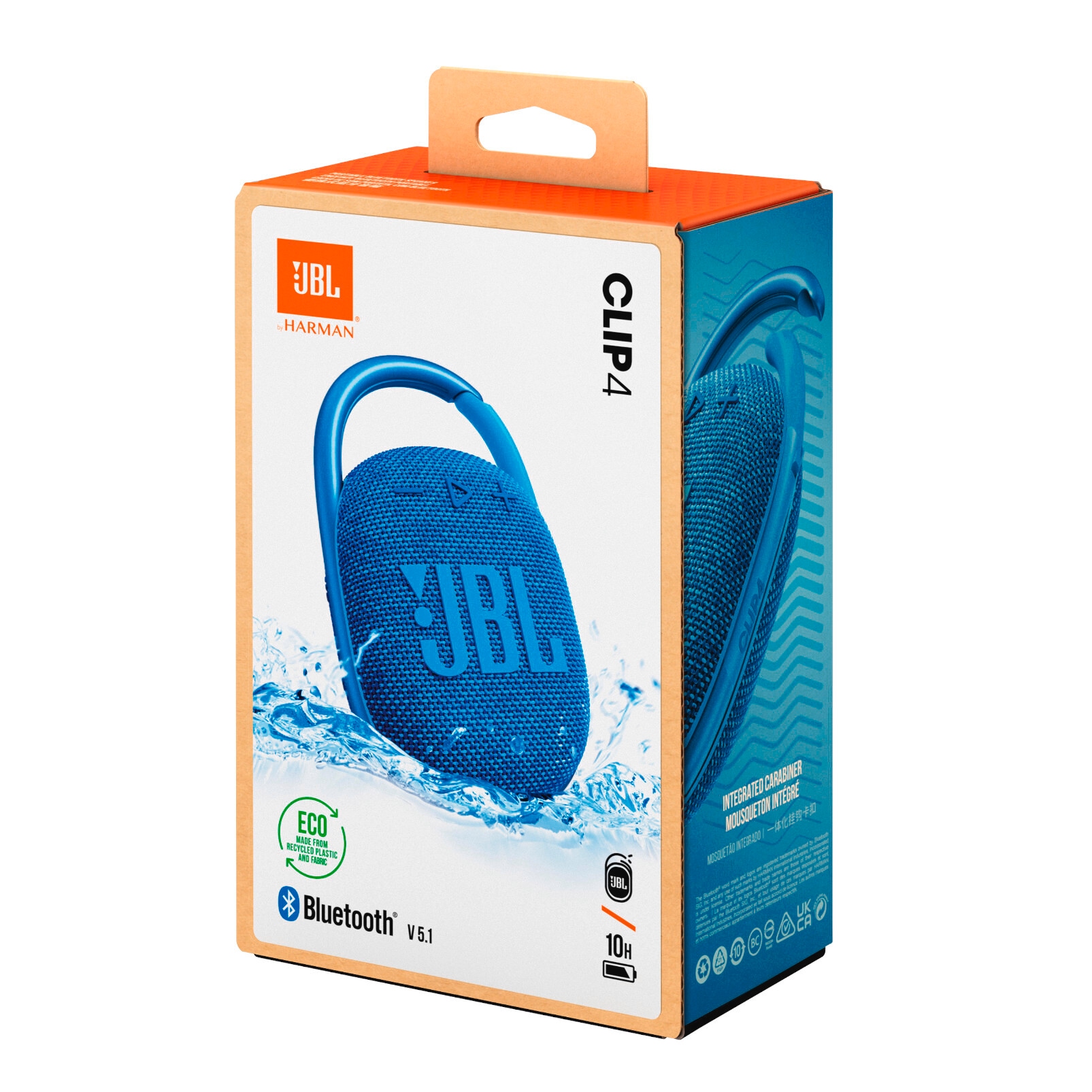 JBL Bluetooth-Lautsprecher »Clip 4 ECO«, (1 St.)