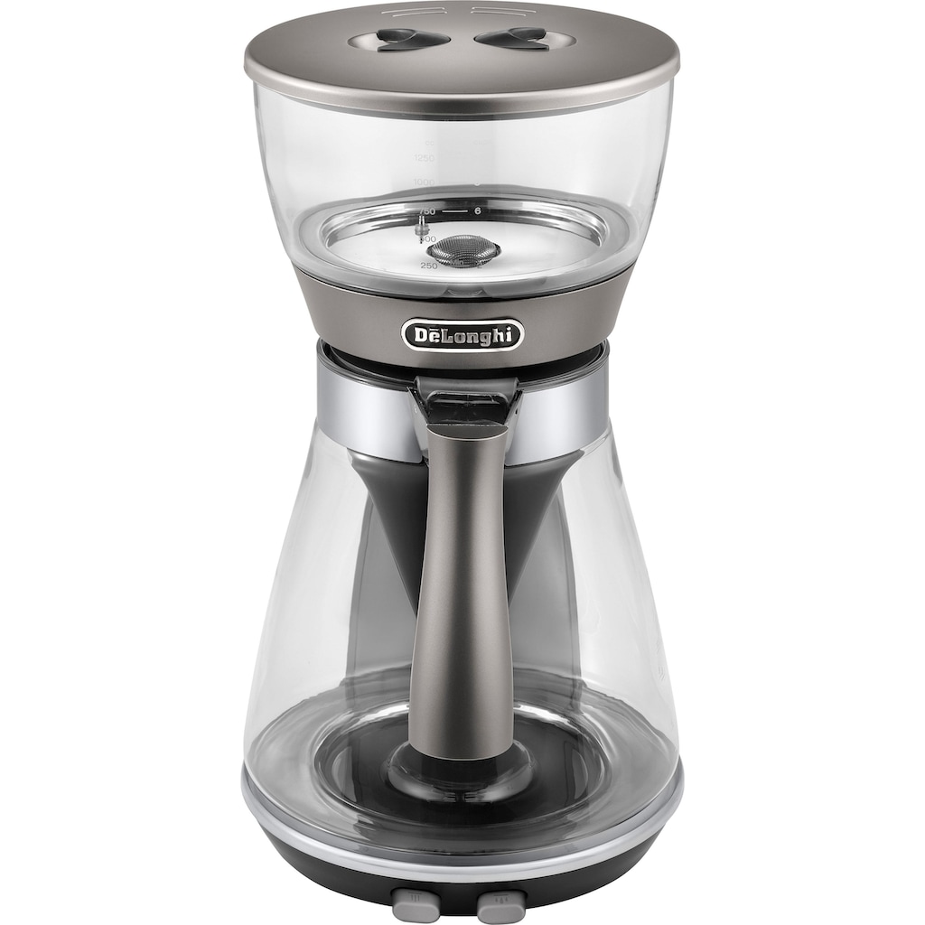 De'Longhi Filterkaffeemaschine »Clessidra ICM 17210«, 1,25 l Kaffeekanne, Papierfilter