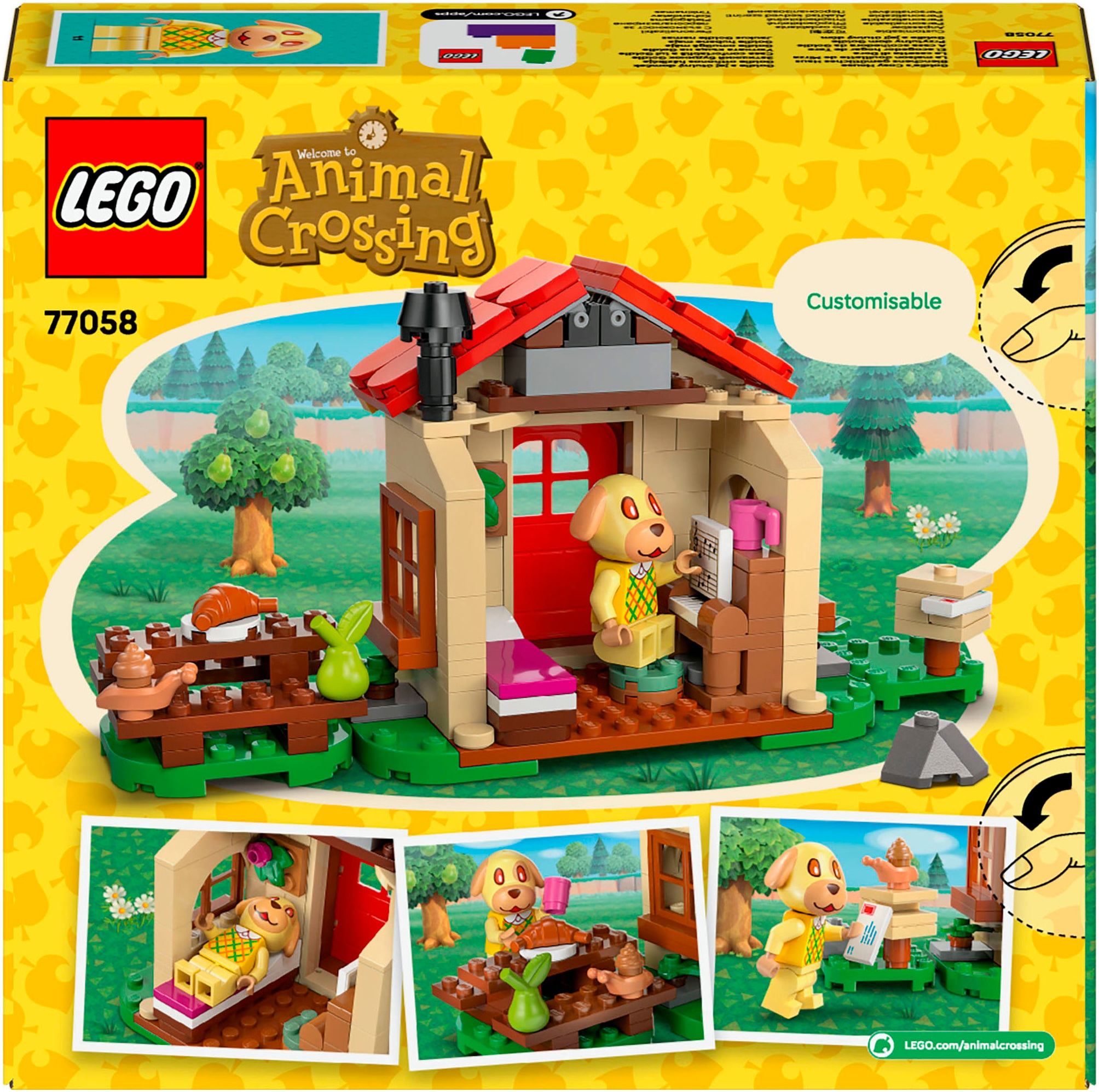 LEGO® Konstruktionsspielsteine »Bienchens gemütliches Haus (77058), LEGO Animal Crossing« Made in Europe