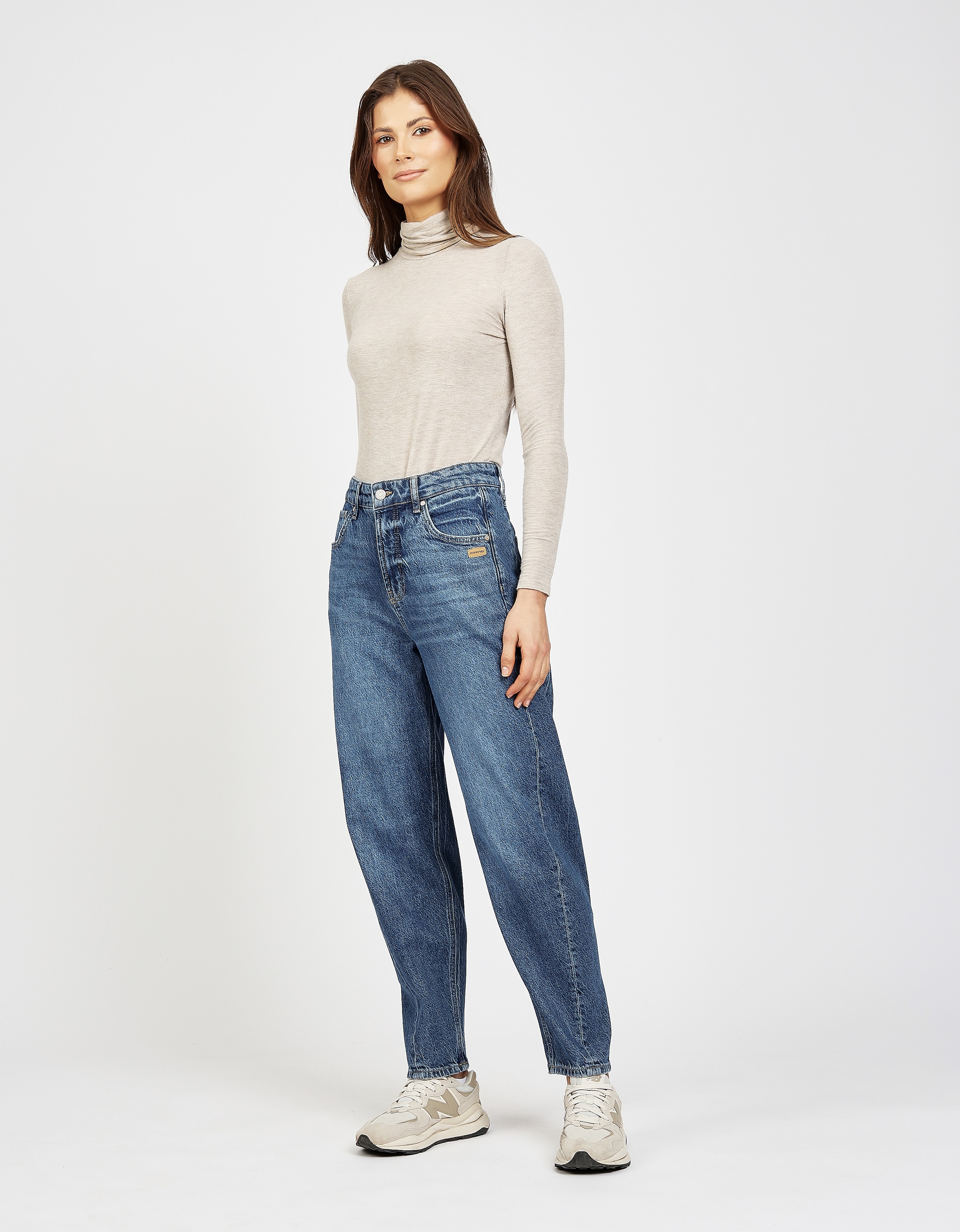 GANG 5-Pocket-Jeans »94BLAKE«, mit eingesetztem Seitenstreifen, cropped