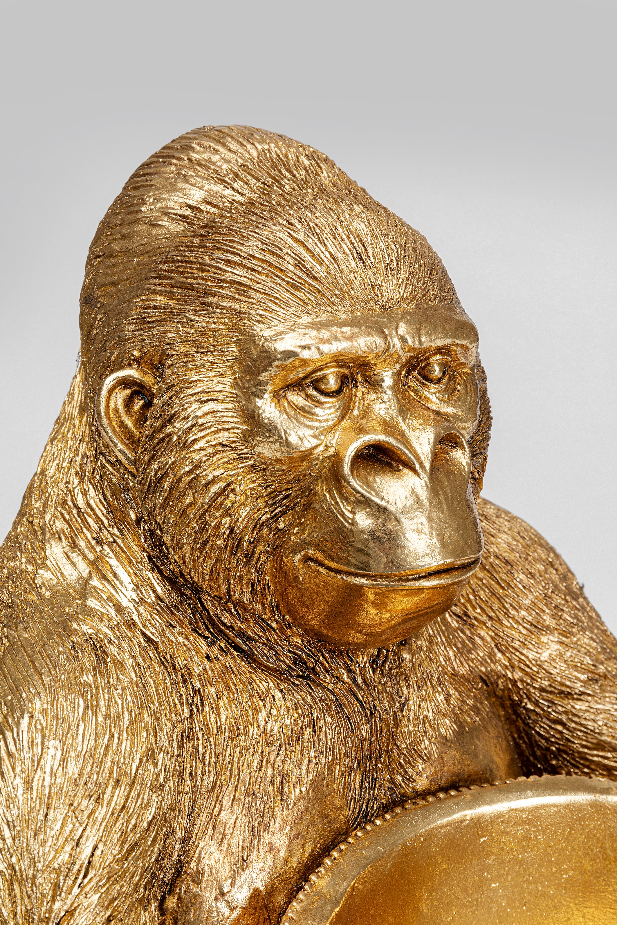 Kare Design Dekofigur »Gorilla Holding Bowl Gold 4«