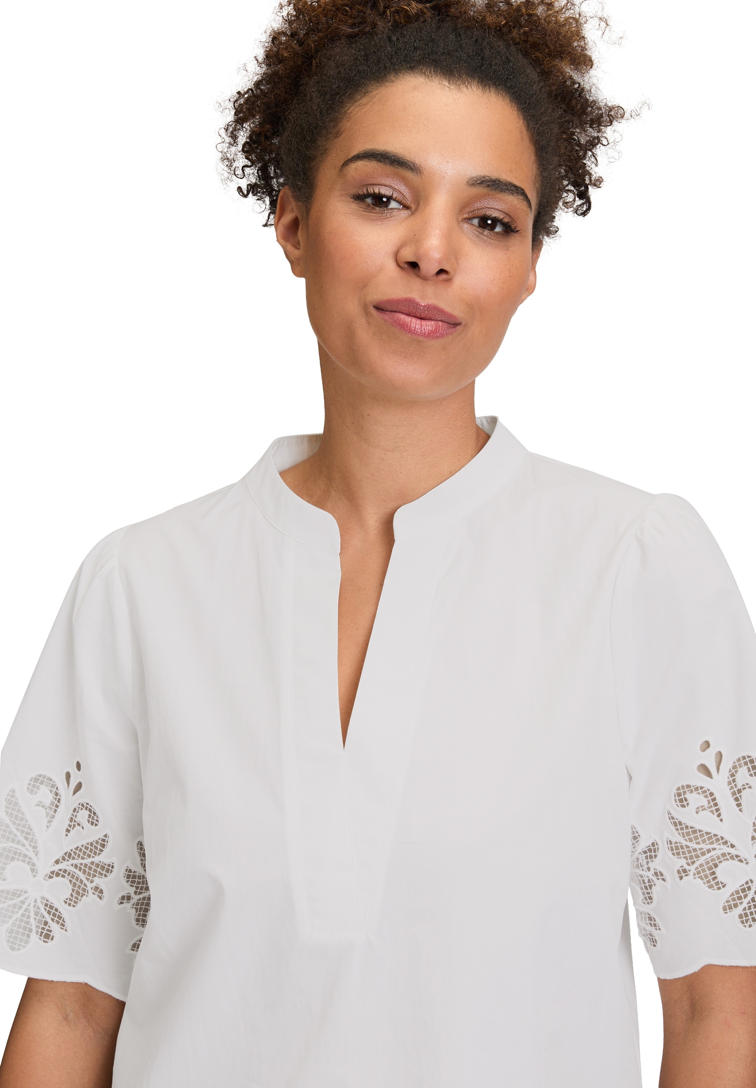 Betty&Co Schlupfbluse »Schlupfbluse mit Stickerei«