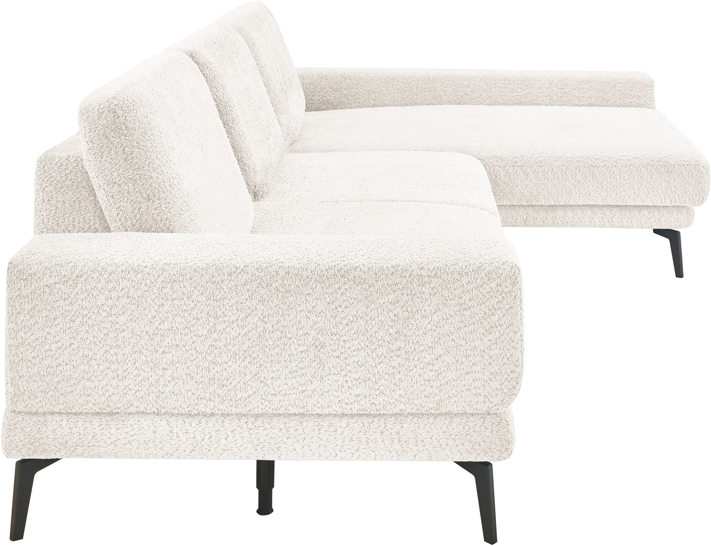 set one by Musterring Ecksofa »SO 3600 optimaler Sitzkomfort in Federkern o. Kaltschaum, 2 Sitzhöhen«, Sitzhöhe 42 cm, Kaltschaum, B 293 x T 180 cm, Kama natur