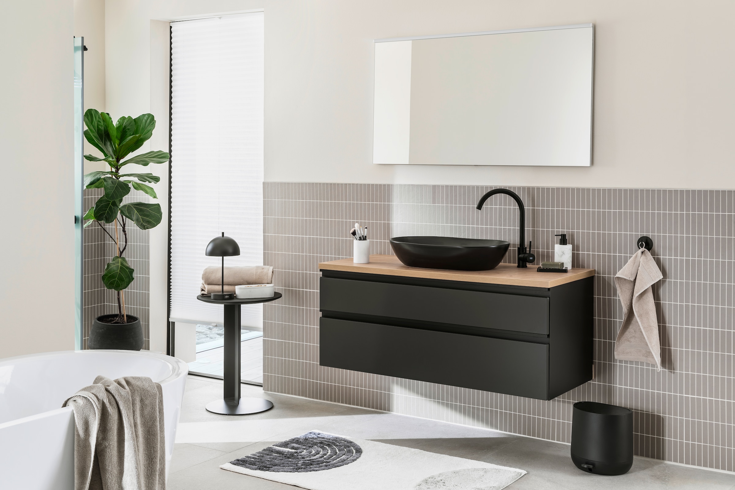 SCHÖNER WOHNEN-Kollektion Badematte »Barbados 233« Höhe 17 mm fußbodenheizungsgeeignet kuschelweicher Badezimmerteppich, waschbar