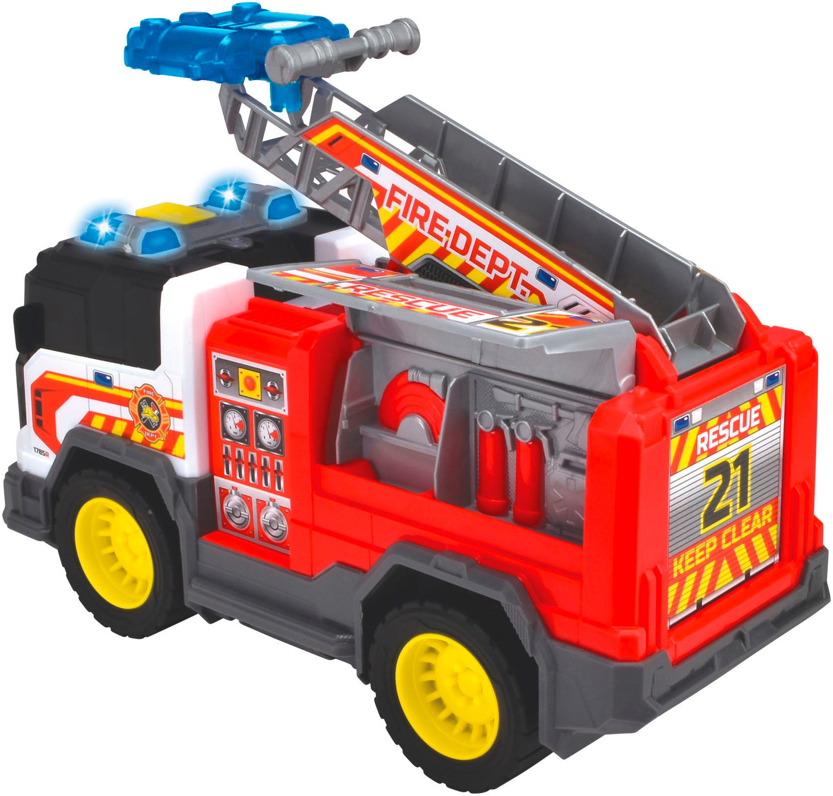 Dickie Toys Spielzeug-Feuerwehr »Fire Rescue Unit«, mit Licht und Sound
