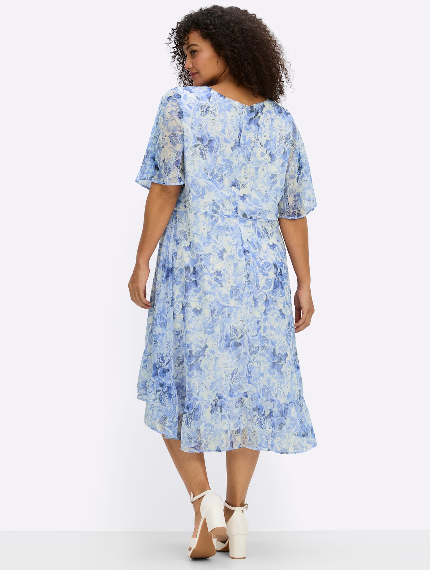 Sheego Chiffonkleid »Kleid«
