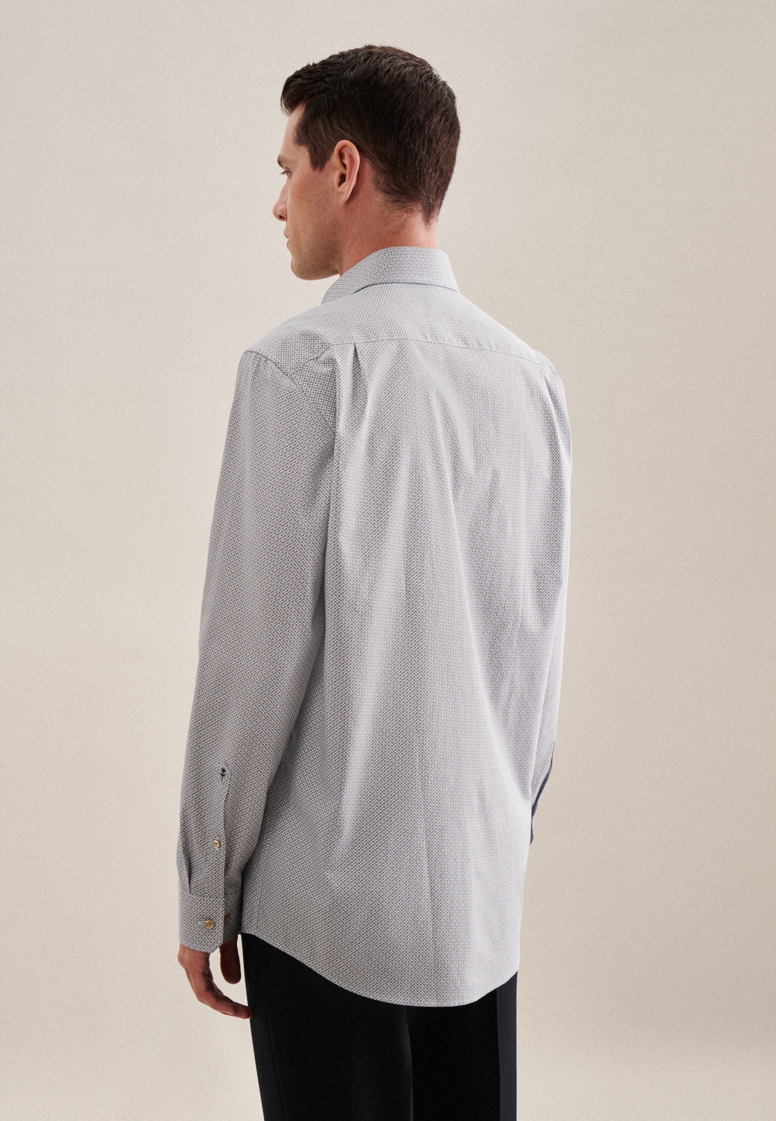 seidensticker Businesshemd »Comfort«, Comfort Langarm Kentkragen Druck