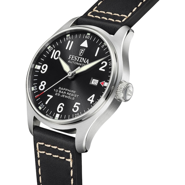 bei Festina Swiss online UNIVERSAL »Festina F20151/4« Automatikuhr Made Pilot,