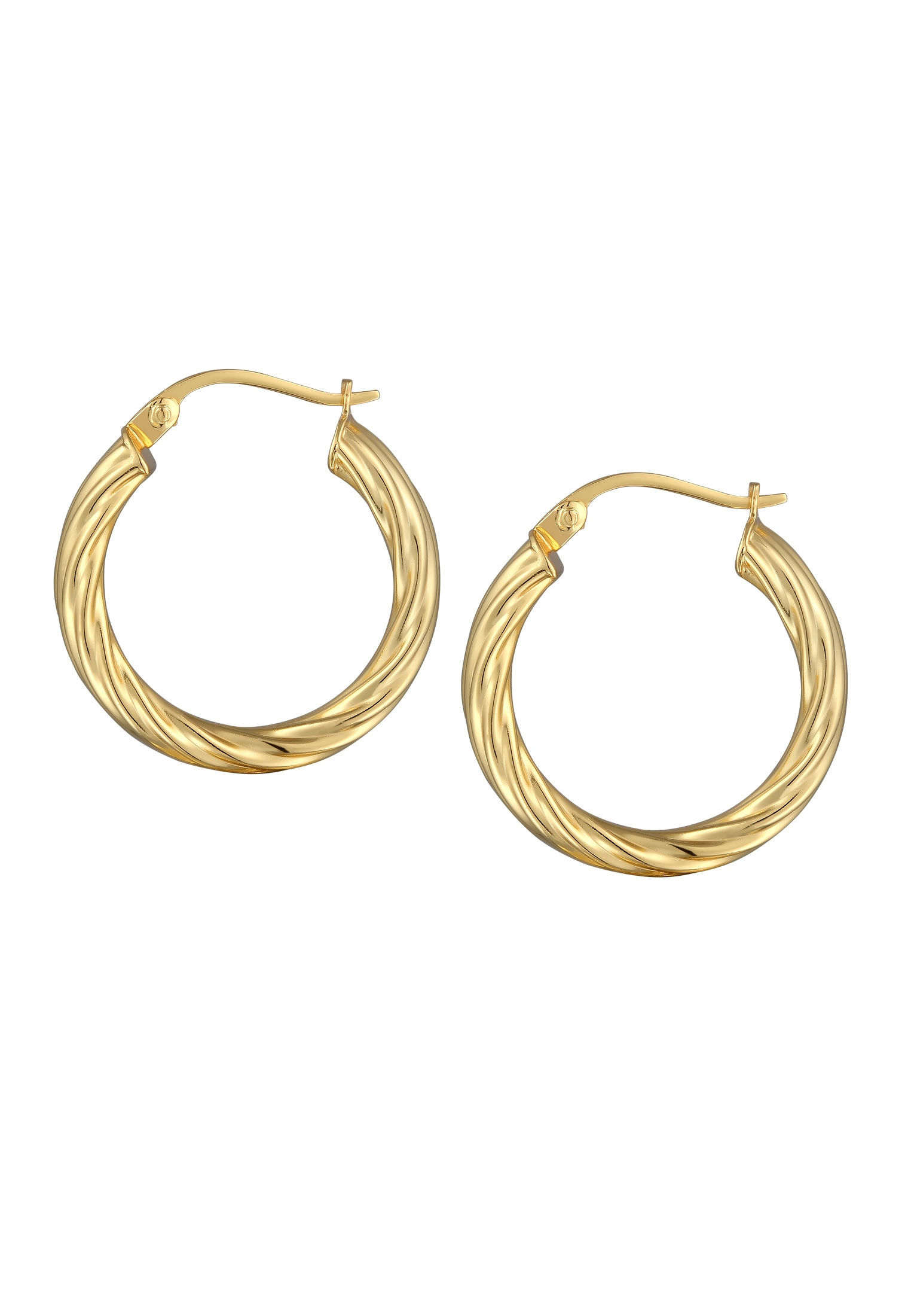 Elli Paar Creolen »Ohrringe Creolen Twisted 925 Sterling Silber«